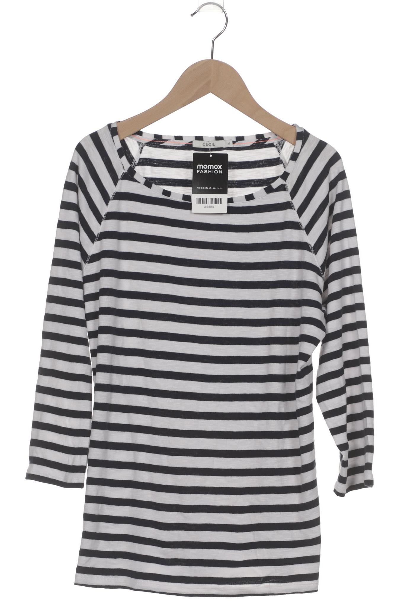 

Cecil Damen Langarmshirt, weiß, Gr. 38