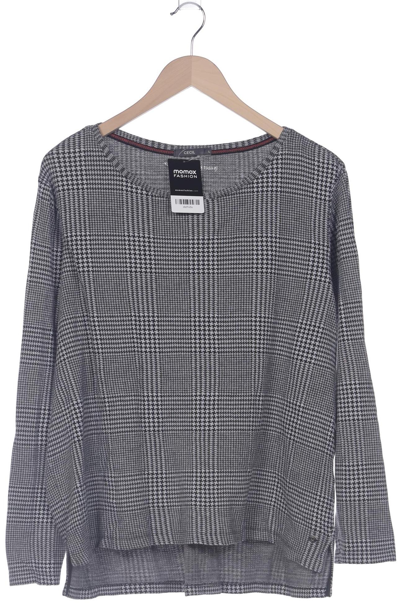 

Cecil Damen Langarmshirt, schwarz, Gr. 42