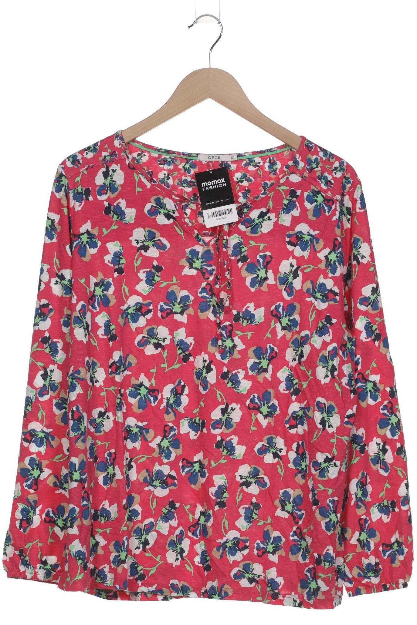 

Cecil Damen Langarmshirt, pink, Gr. 46