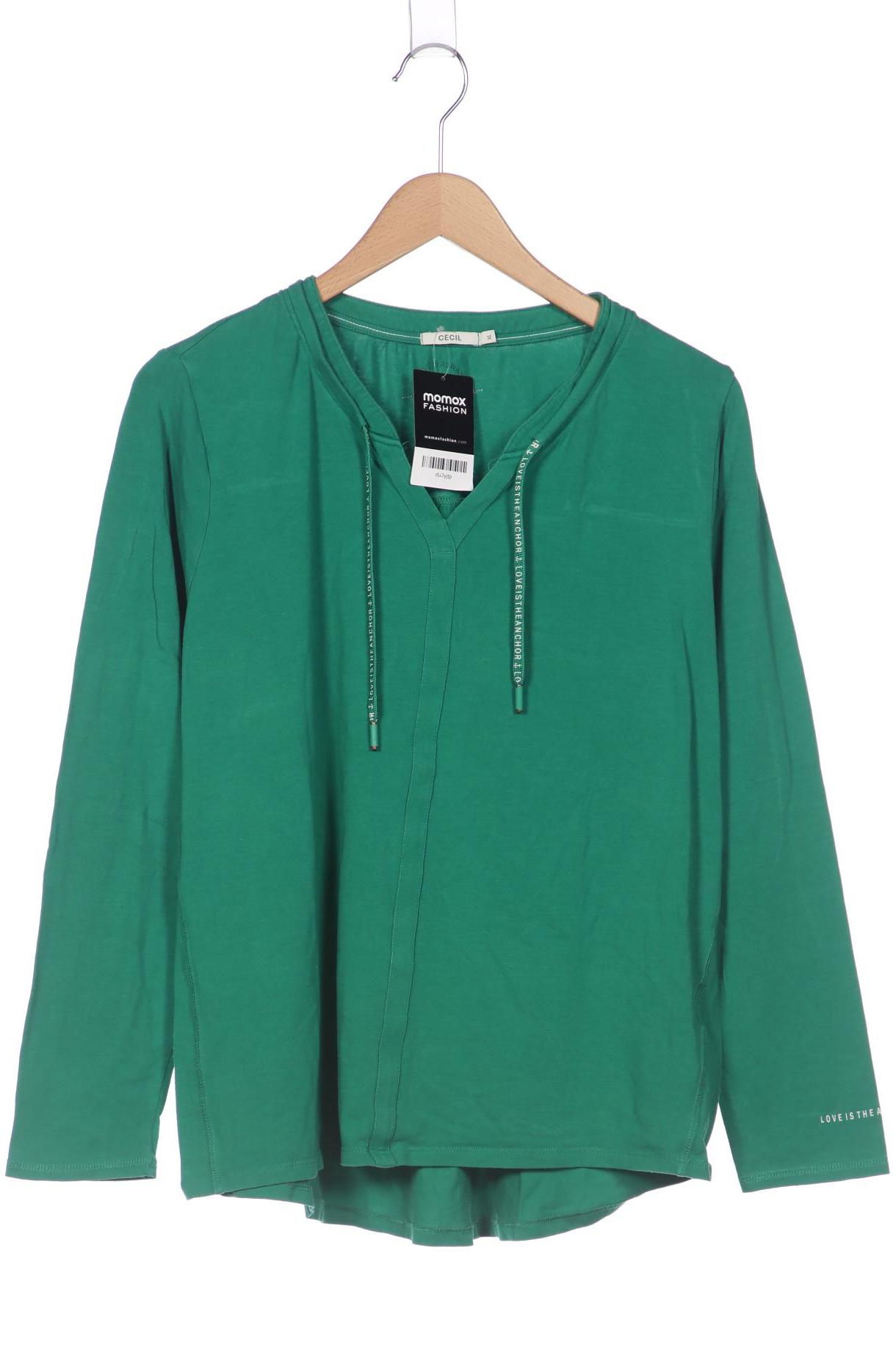 

Cecil Damen Langarmshirt, grün, Gr. 44