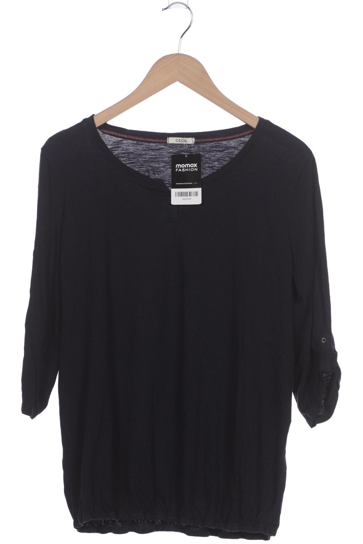 

Cecil Damen Langarmshirt, marineblau, Gr. 46