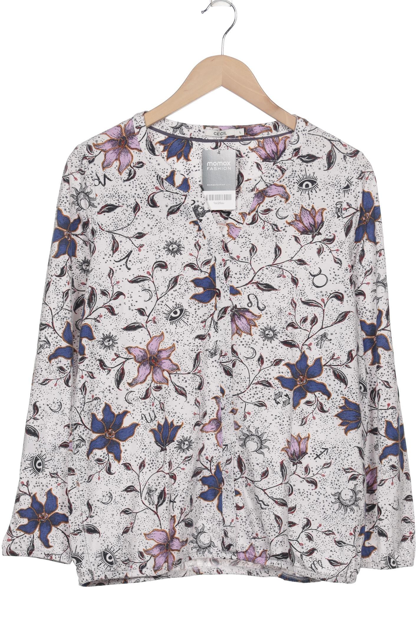 

Cecil Damen Langarmshirt, cremeweiß, Gr. 42