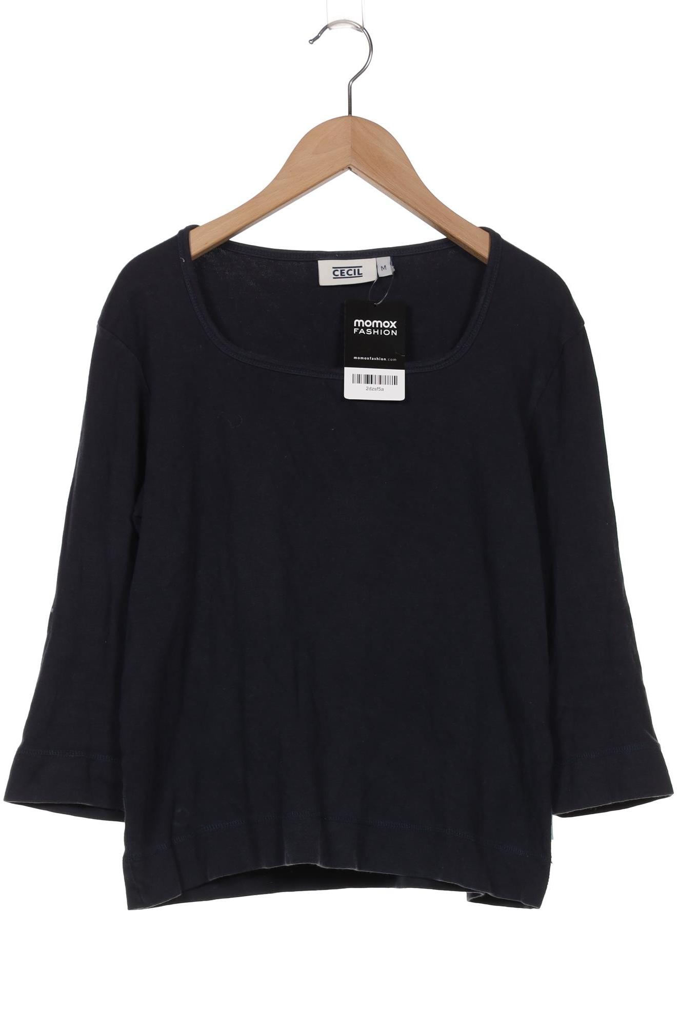

Cecil Damen Langarmshirt, marineblau, Gr. 38