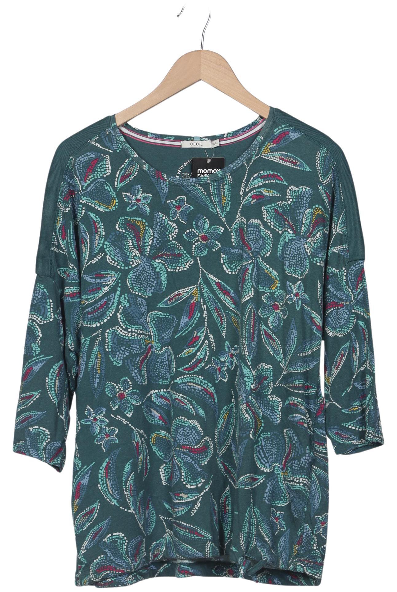 

Cecil Damen Langarmshirt, grün, Gr. 46