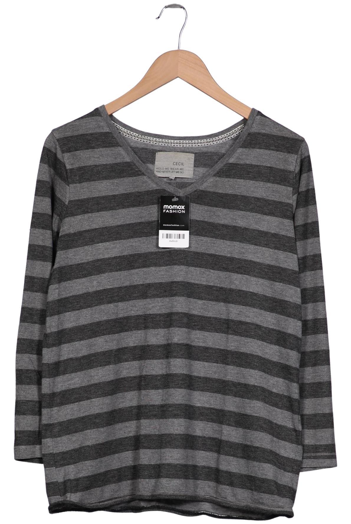 

Cecil Damen Langarmshirt, grau, Gr. 38