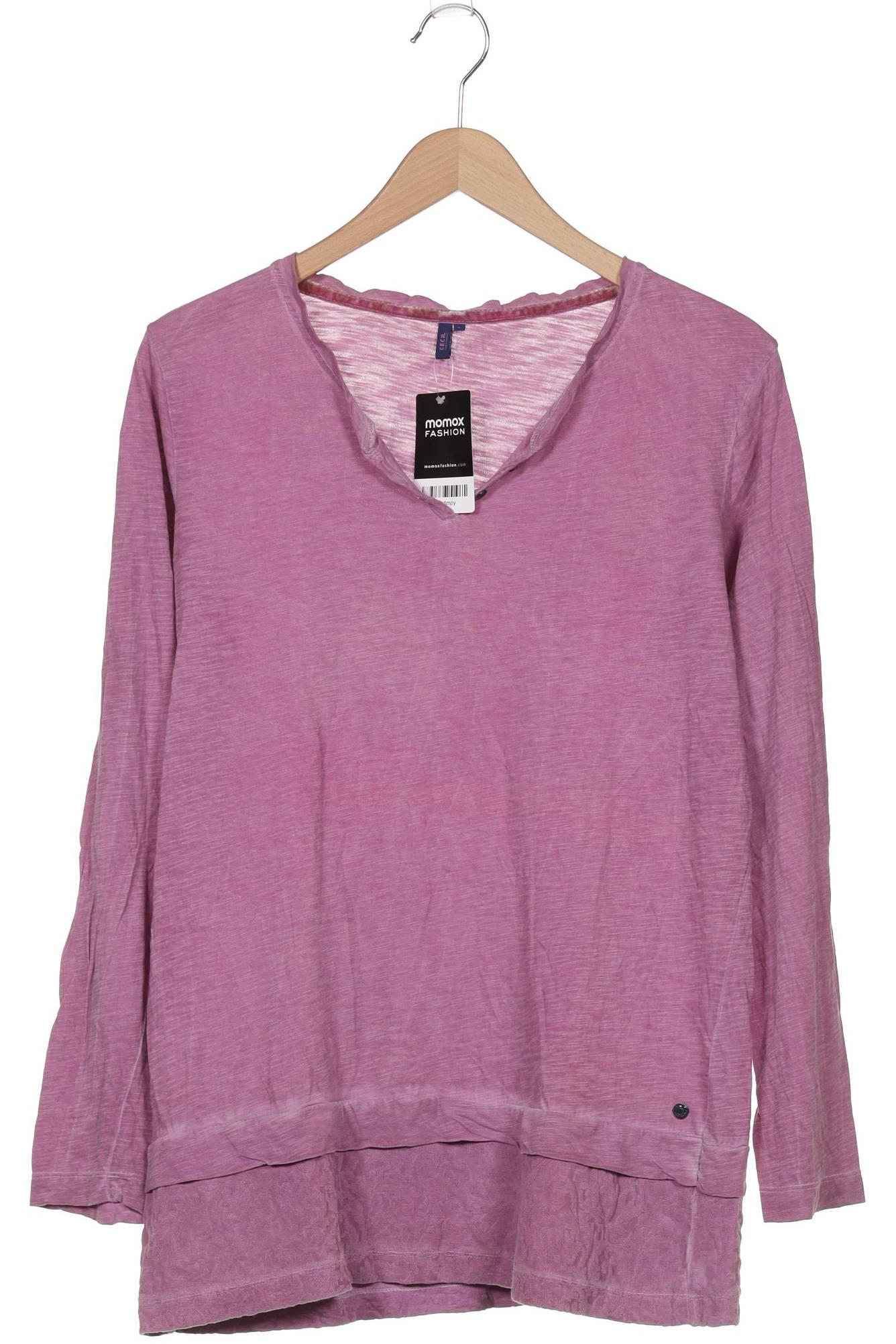 

Cecil Damen Langarmshirt, pink, Gr. 42