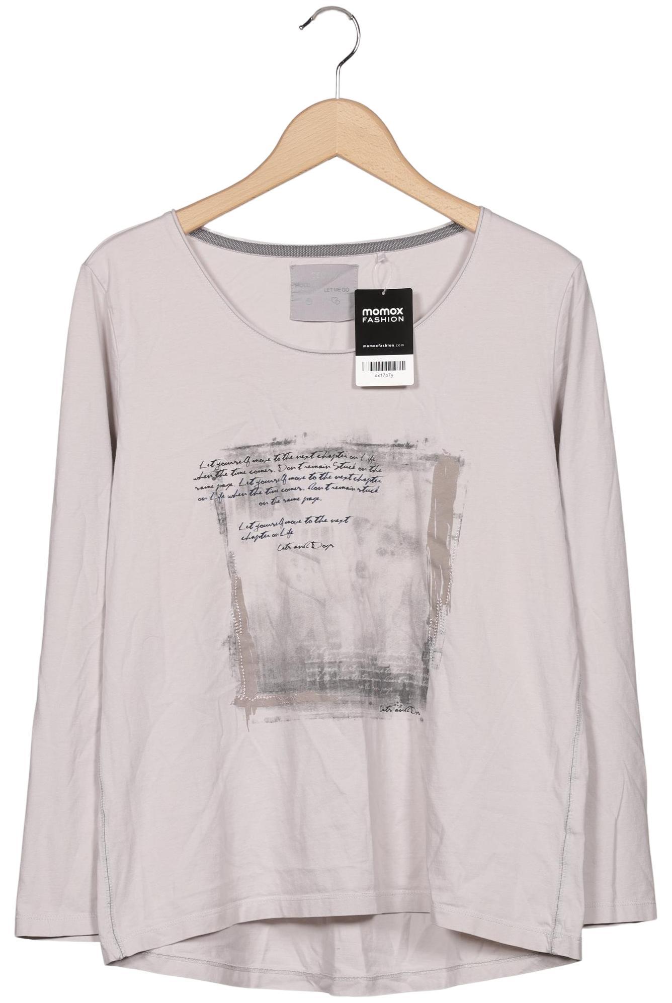 

Cecil Damen Langarmshirt, grau, Gr. 46