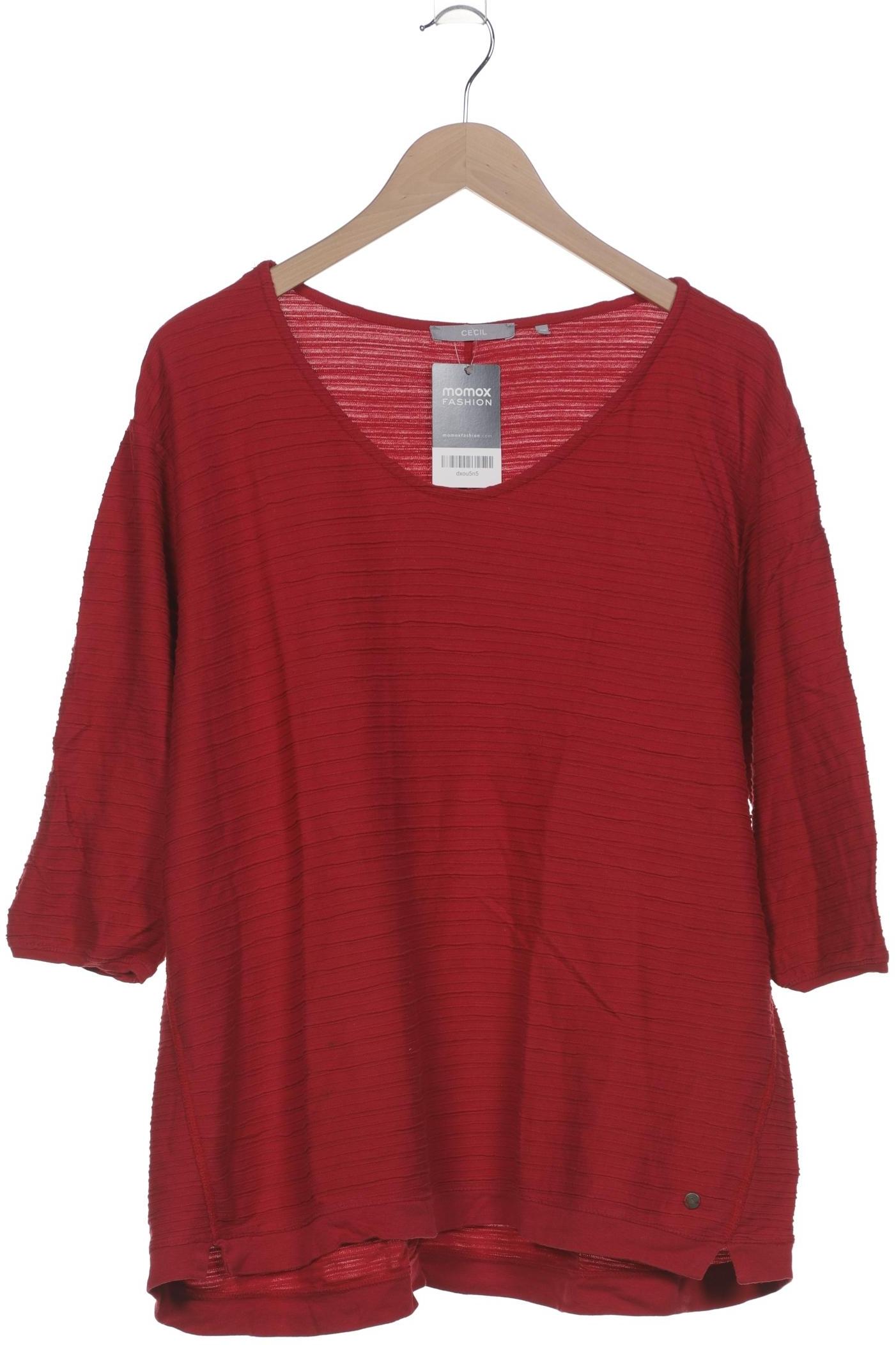 

Cecil Damen Langarmshirt, rot, Gr. 46