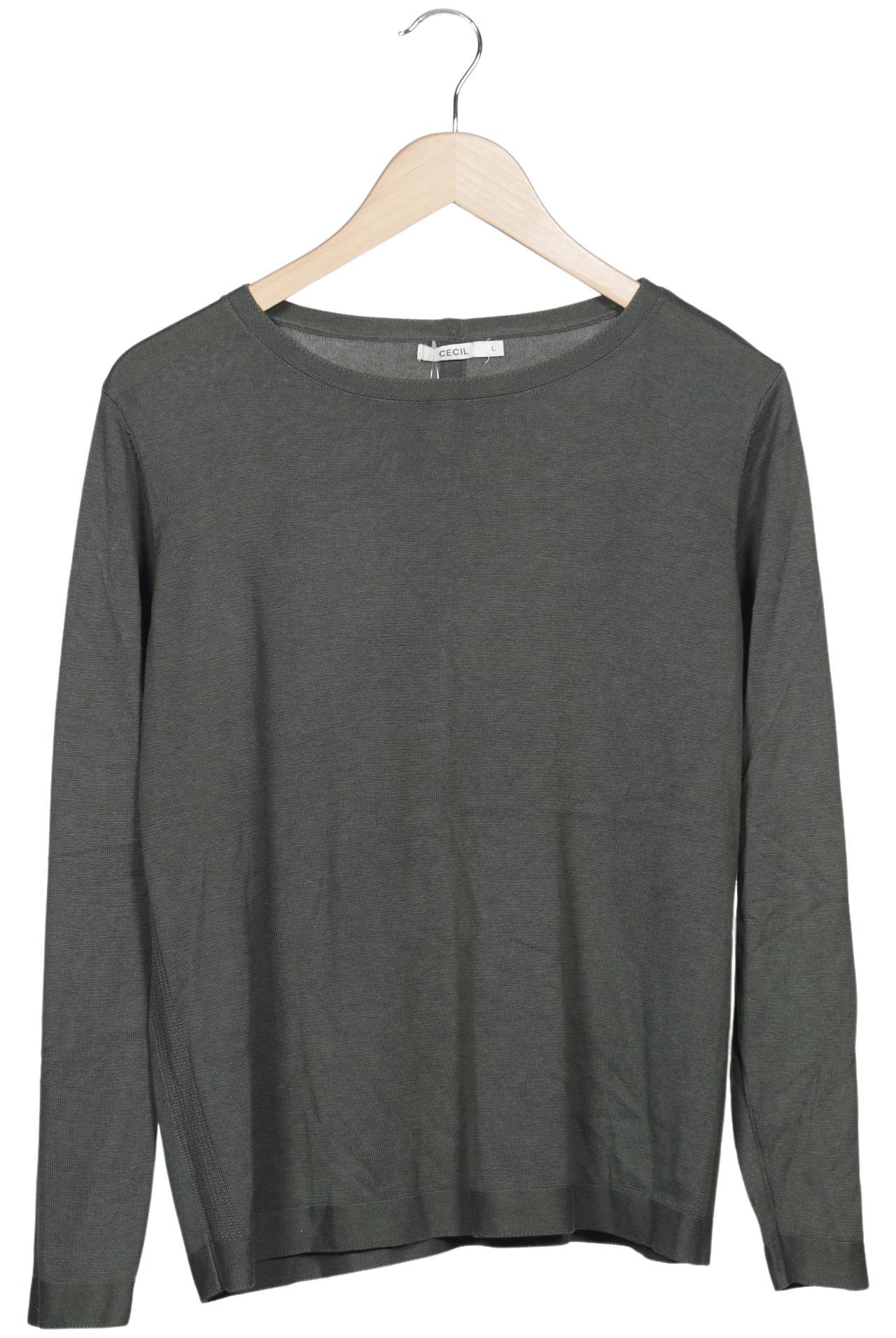 

Cecil Damen Langarmshirt, grün, Gr. 42