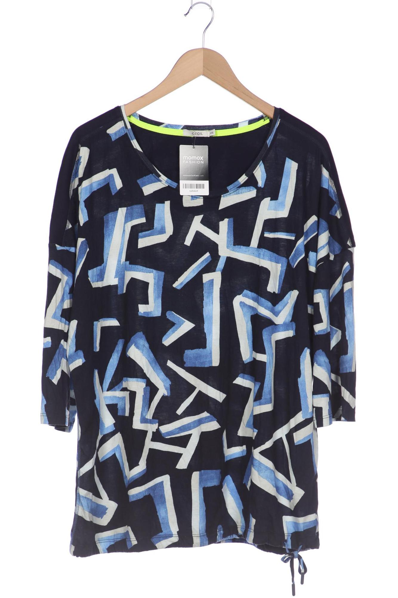 

Cecil Damen Langarmshirt, marineblau, Gr. 46