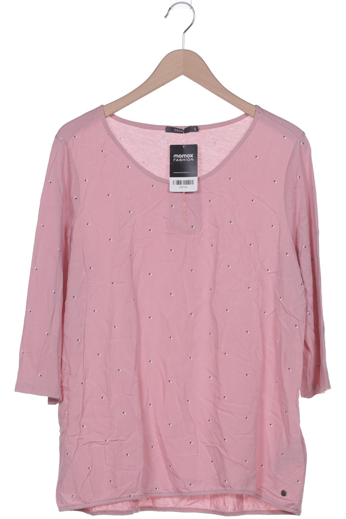

Cecil Damen Langarmshirt, pink, Gr. 46