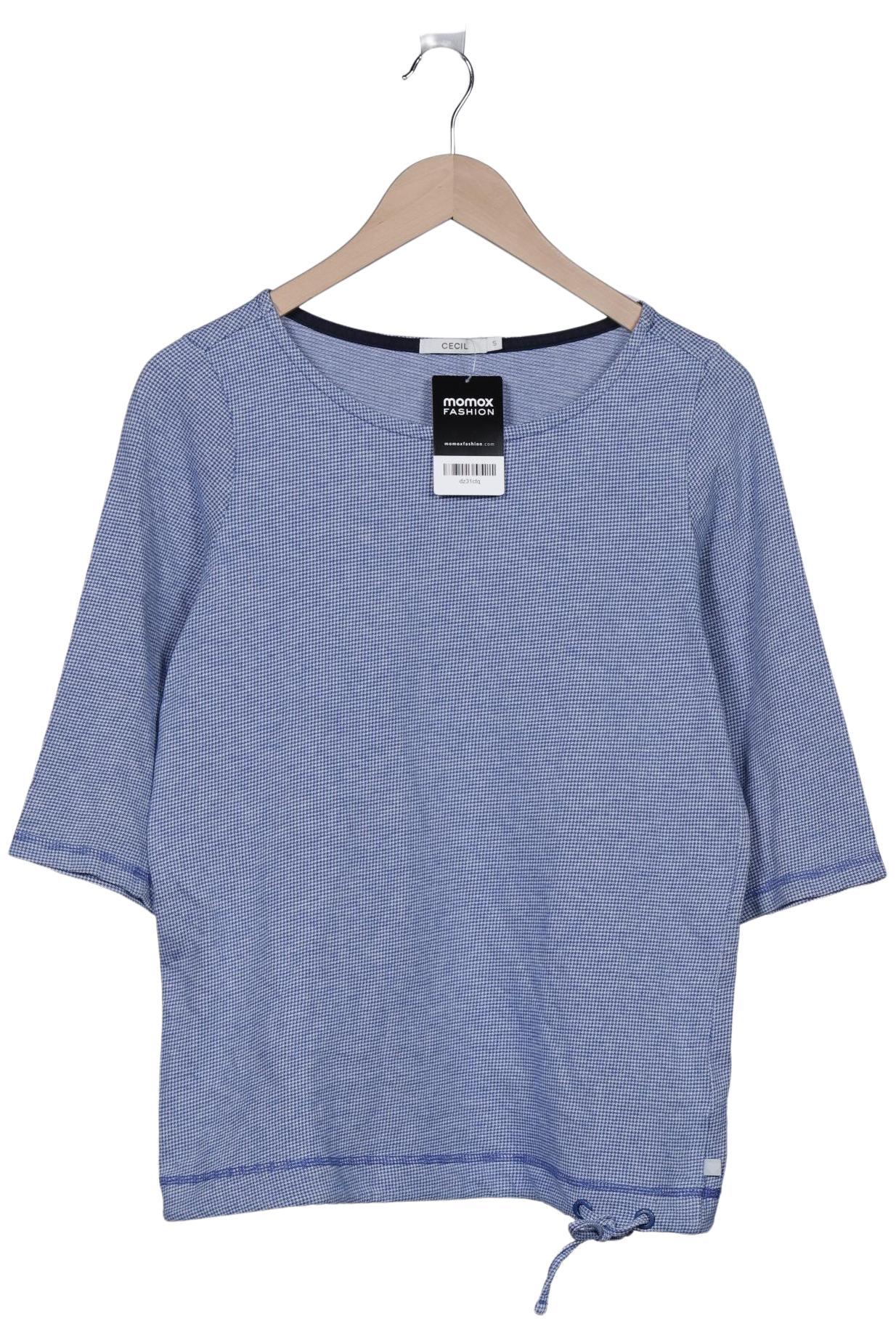 

Cecil Damen Langarmshirt, blau, Gr. 36