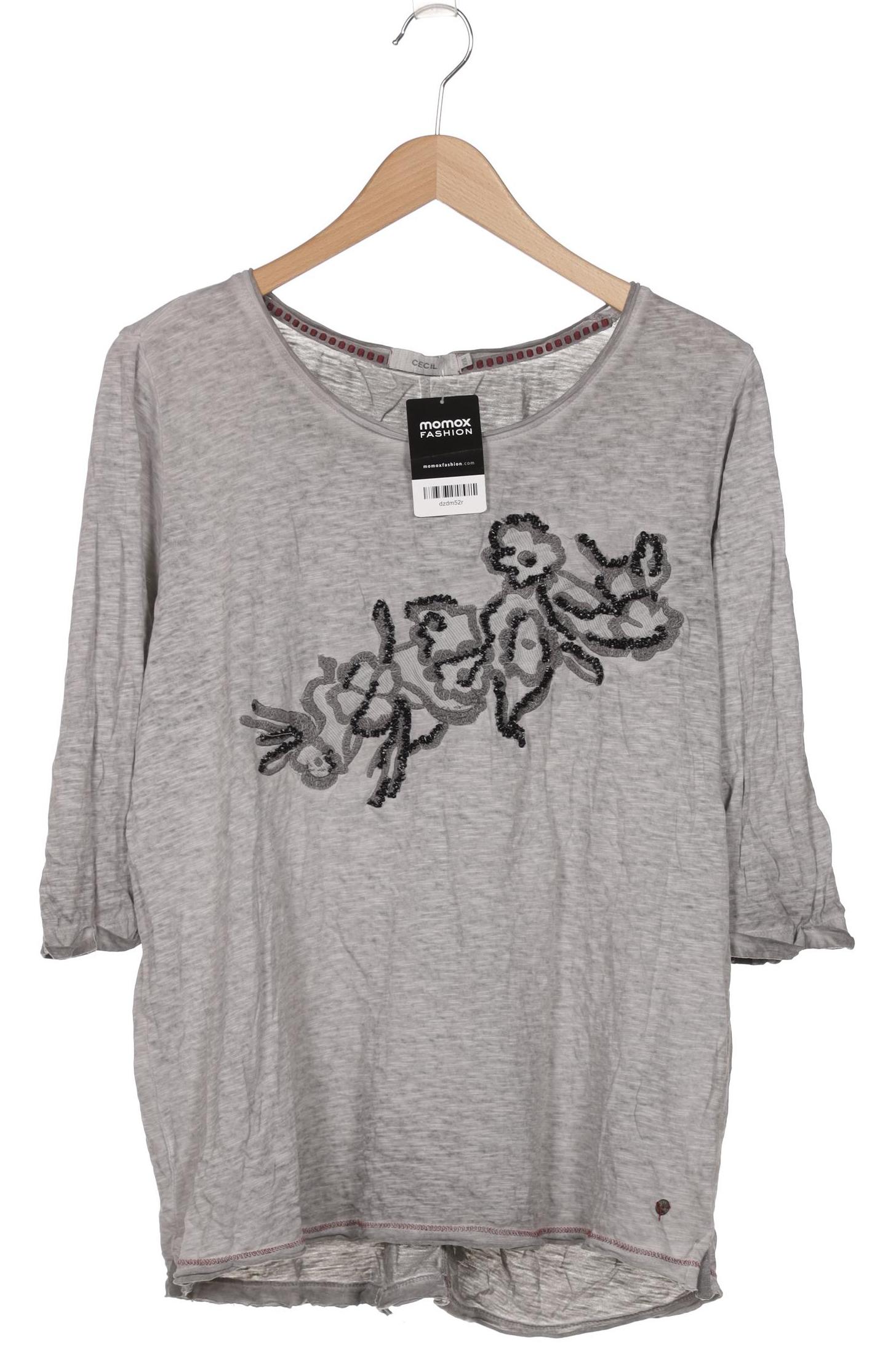 

Cecil Damen Langarmshirt, grau, Gr. 46