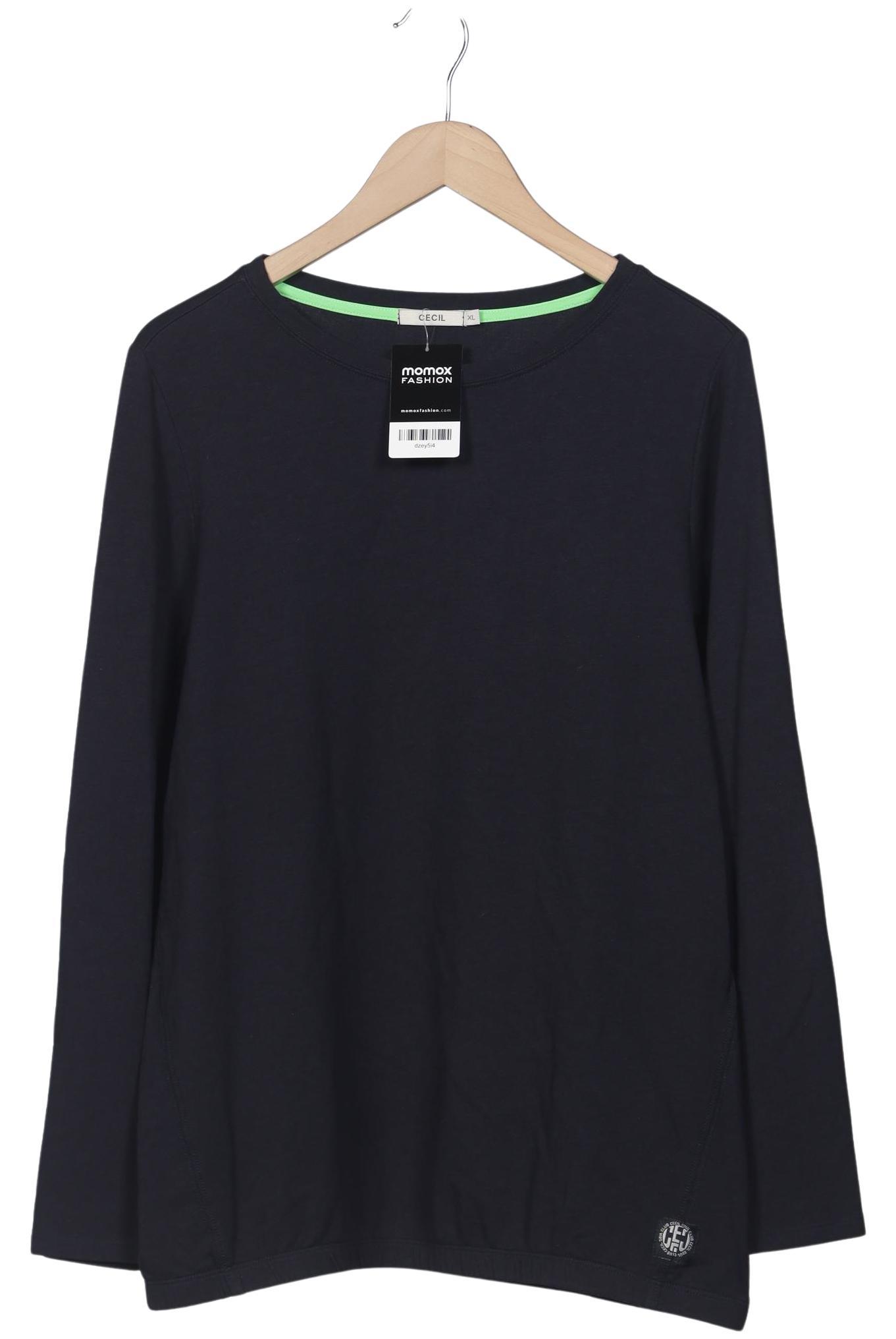 

Cecil Damen Langarmshirt, marineblau, Gr. 44