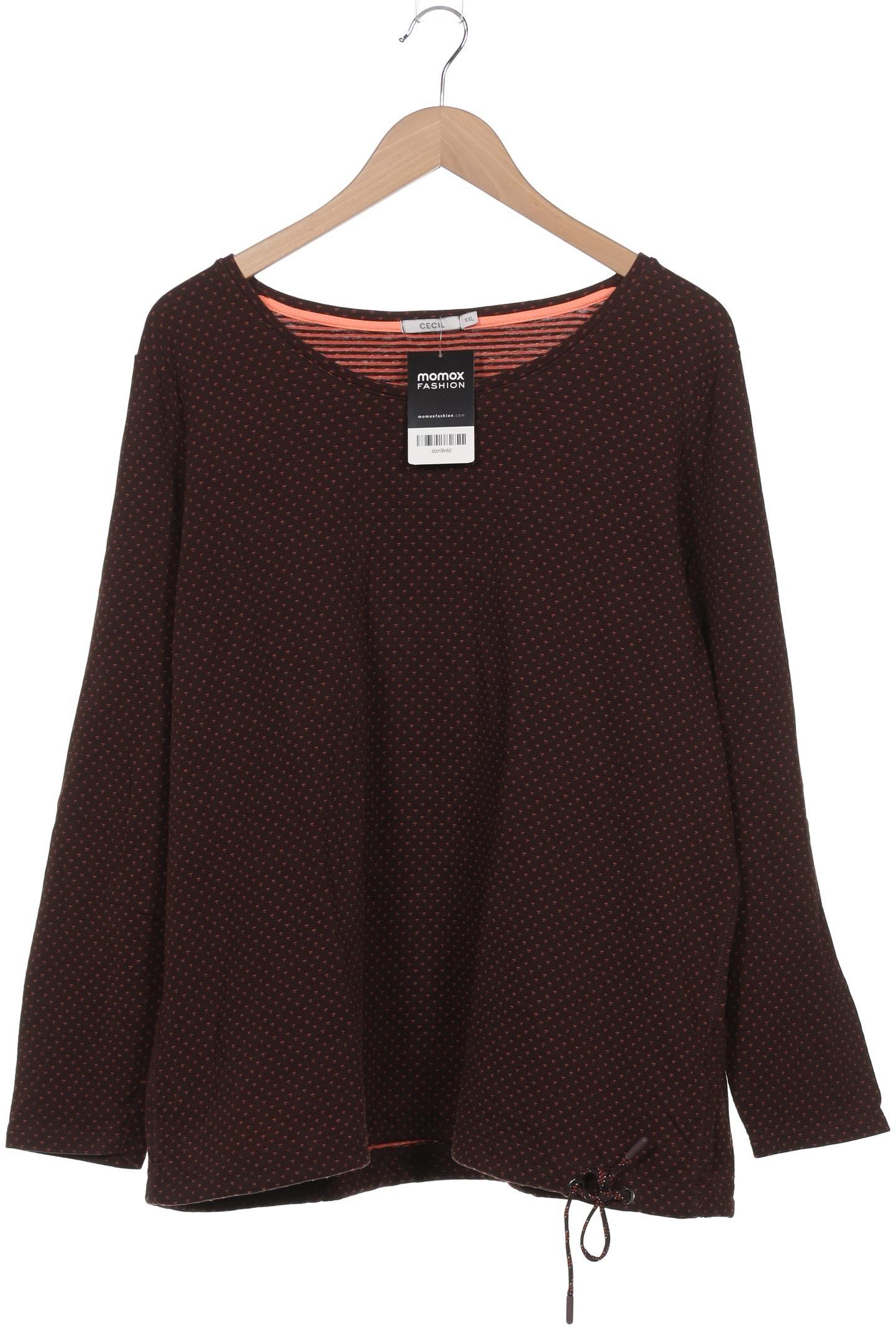 

Cecil Damen Langarmshirt, braun, Gr. 46