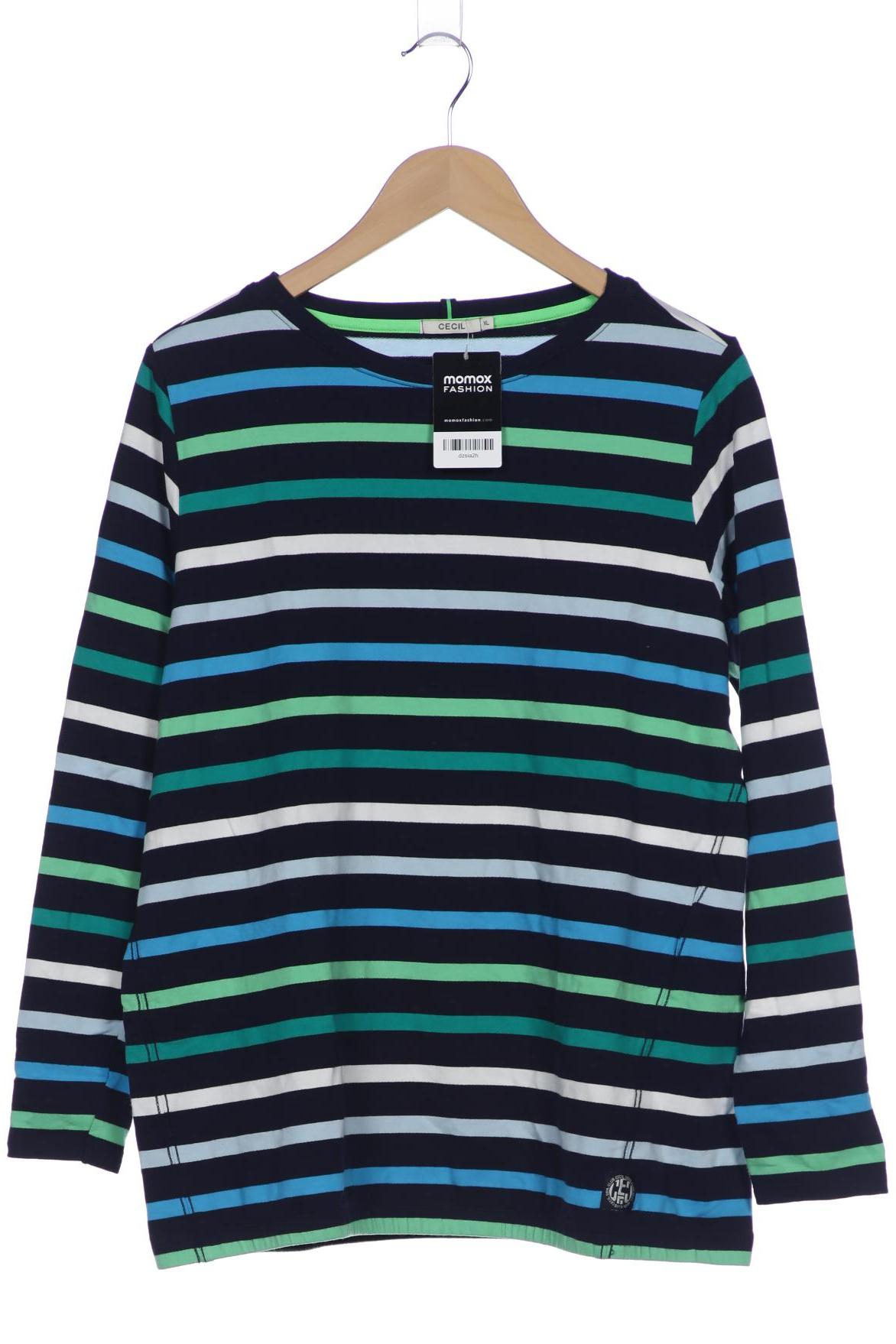 

Cecil Damen Langarmshirt, marineblau, Gr. 44