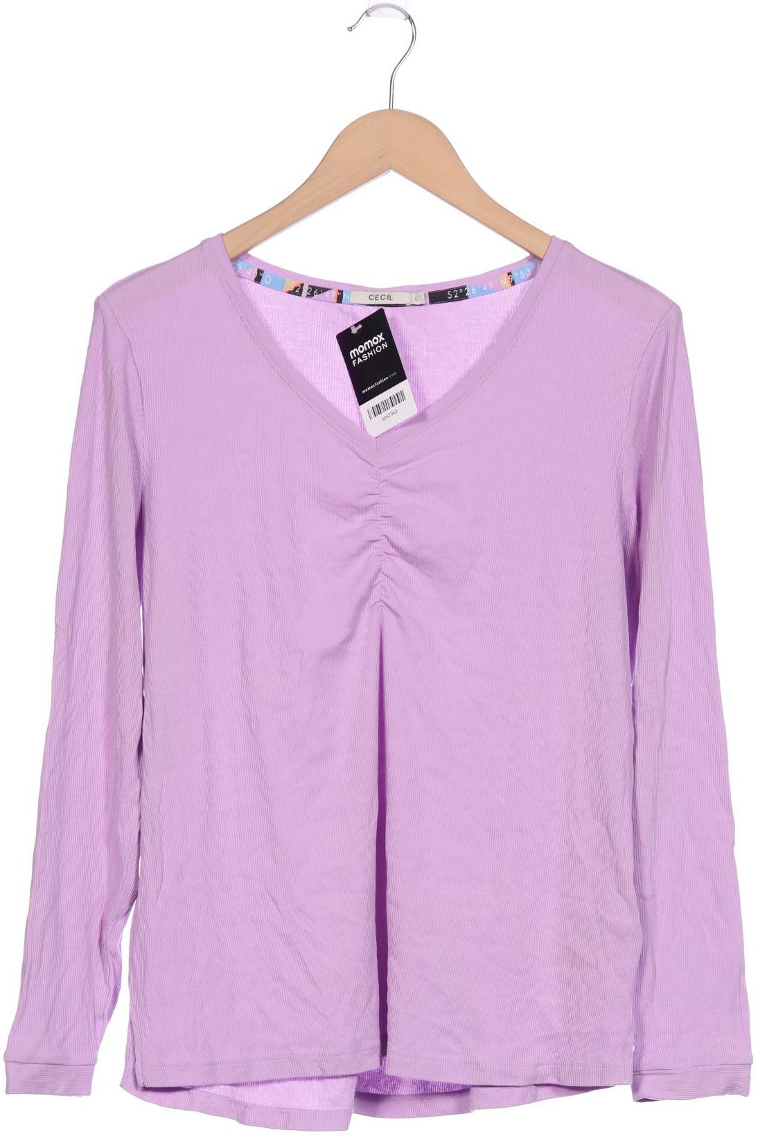 

Cecil Damen Langarmshirt, flieder, Gr. 42