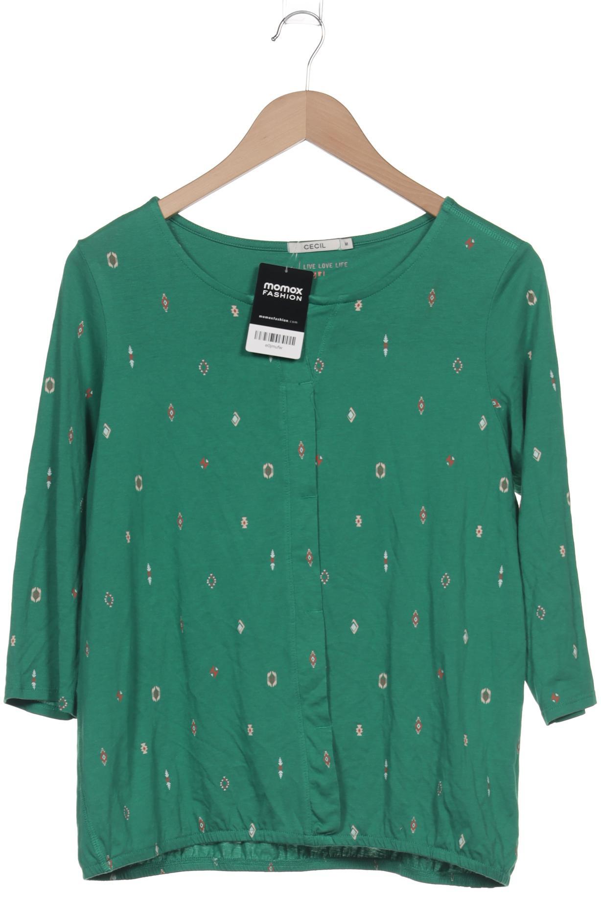 

Cecil Damen Langarmshirt, grün, Gr. 38