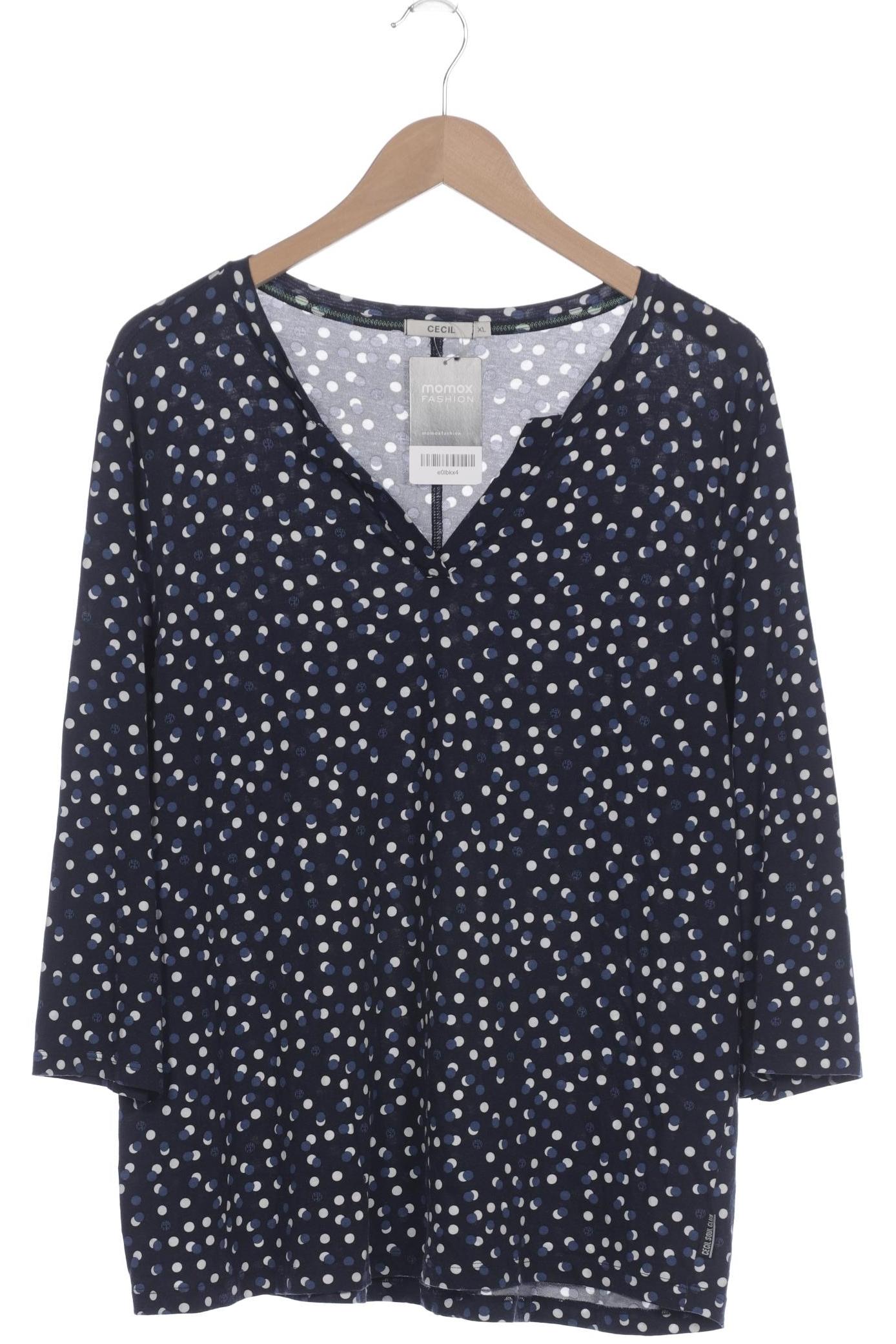 

Cecil Damen Langarmshirt, marineblau, Gr. 44