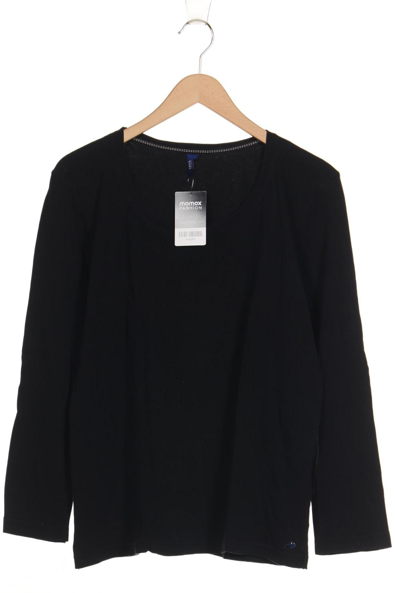 

Cecil Damen Langarmshirt, schwarz, Gr. 46