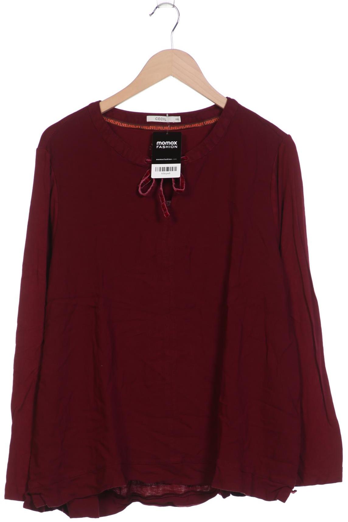 

Cecil Damen Langarmshirt, bordeaux, Gr. 46