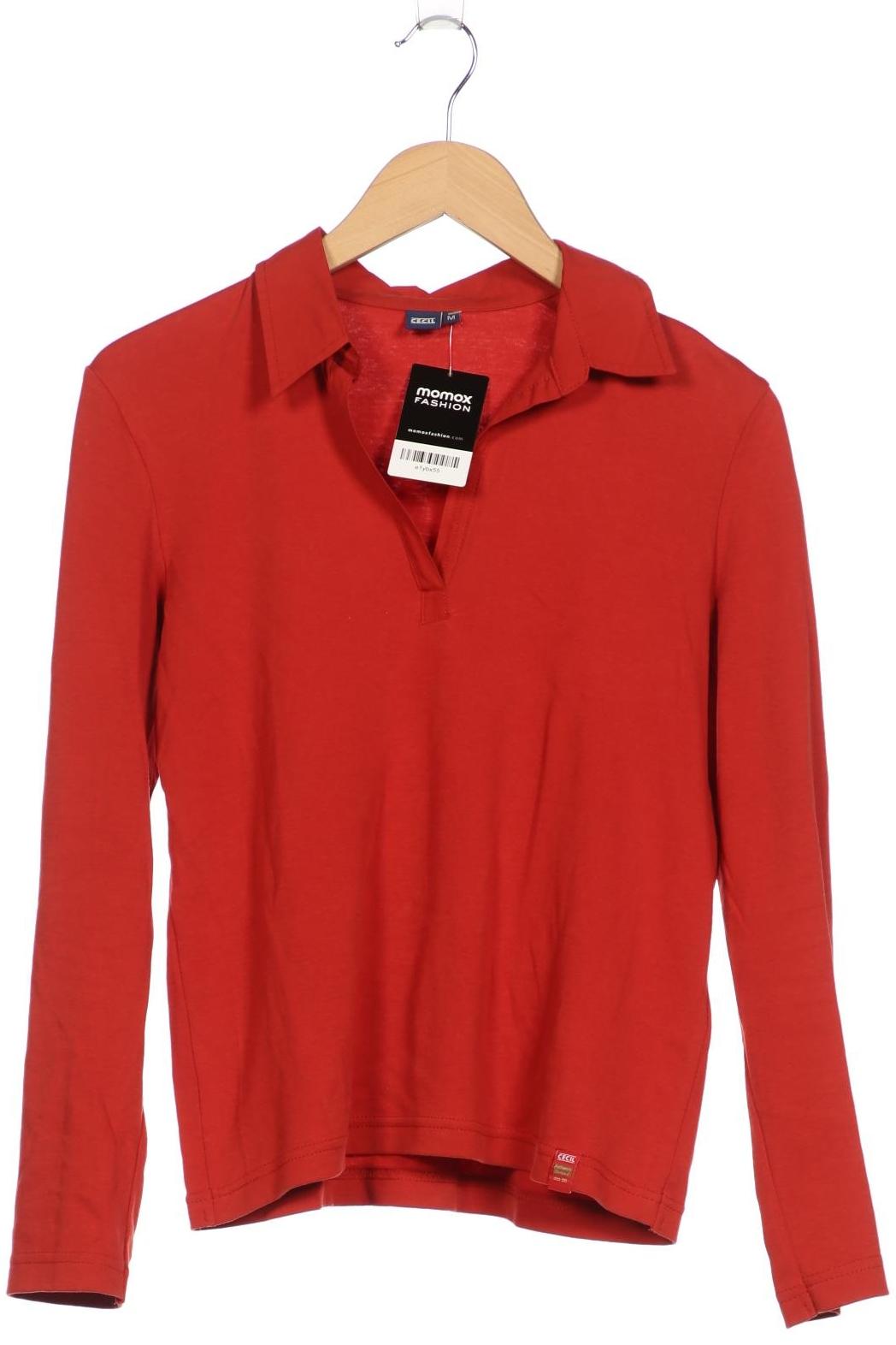 

Cecil Damen Langarmshirt, rot, Gr. 38