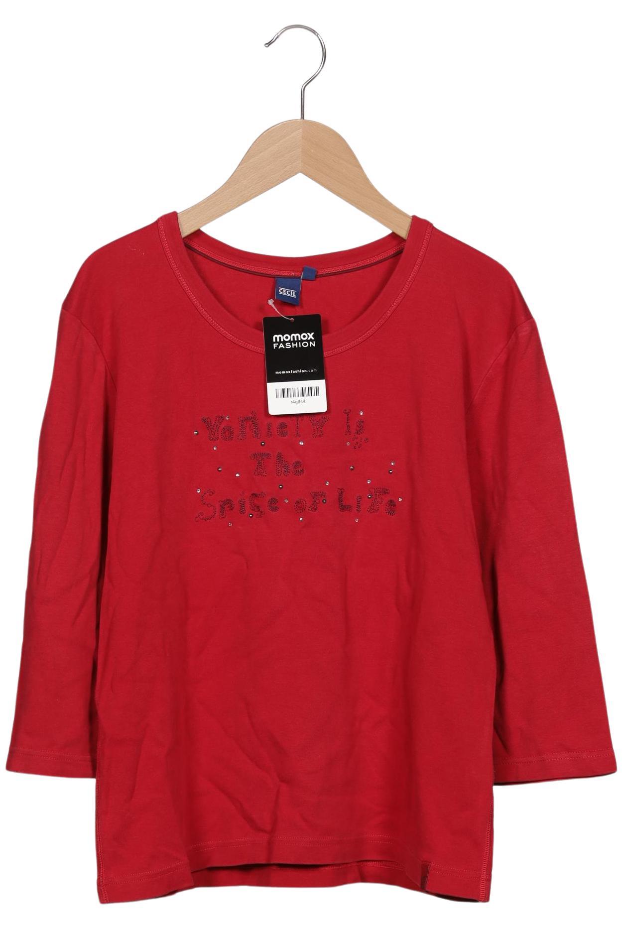 

Cecil Damen Langarmshirt, rot, Gr. 38