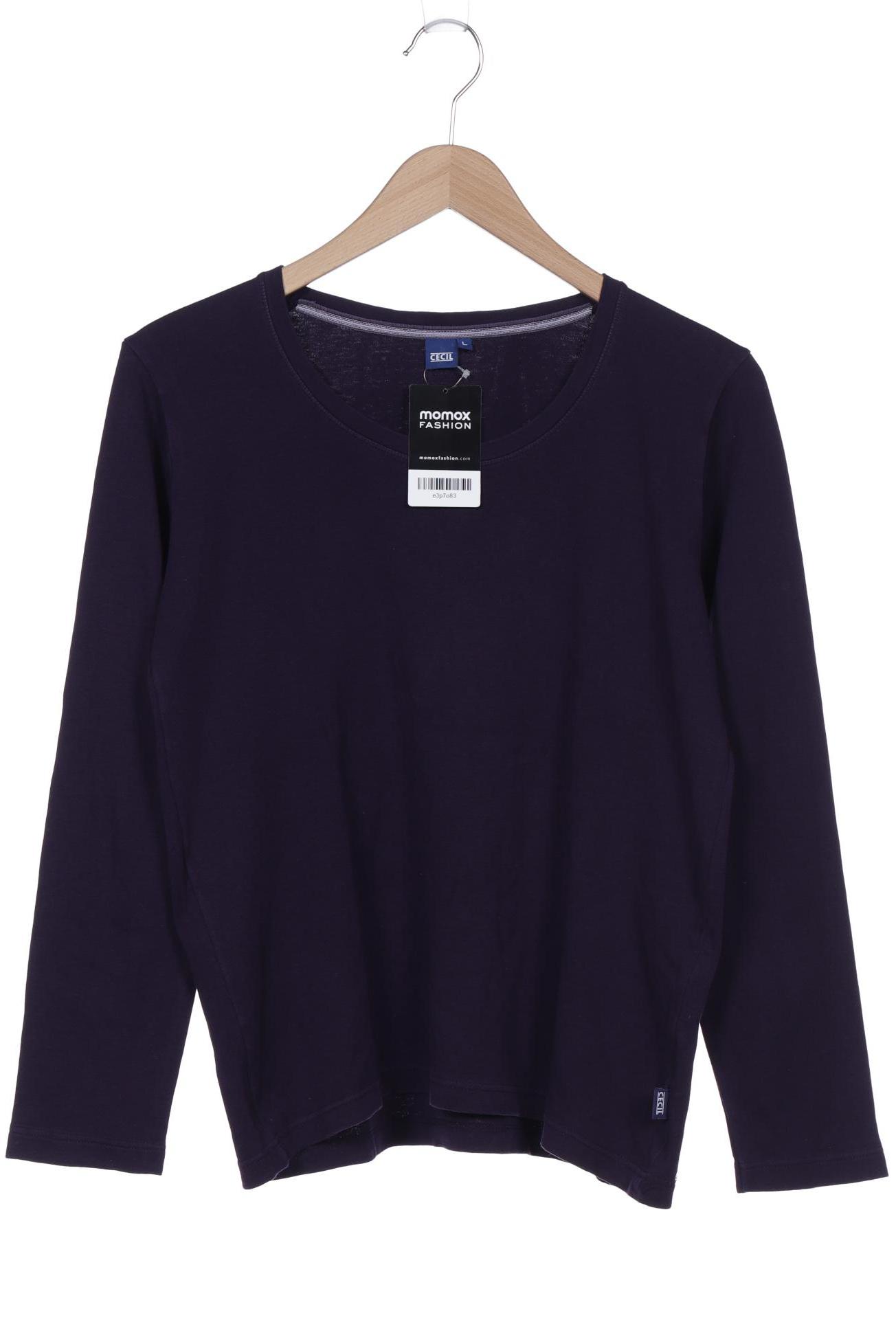 

Cecil Damen Langarmshirt, flieder, Gr. 42