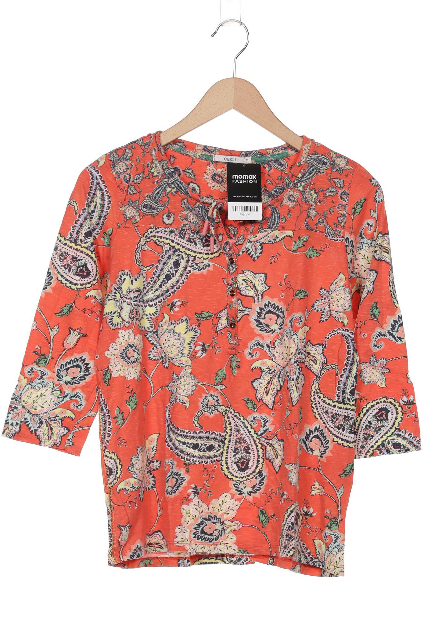 

Cecil Damen Langarmshirt, orange, Gr. 38