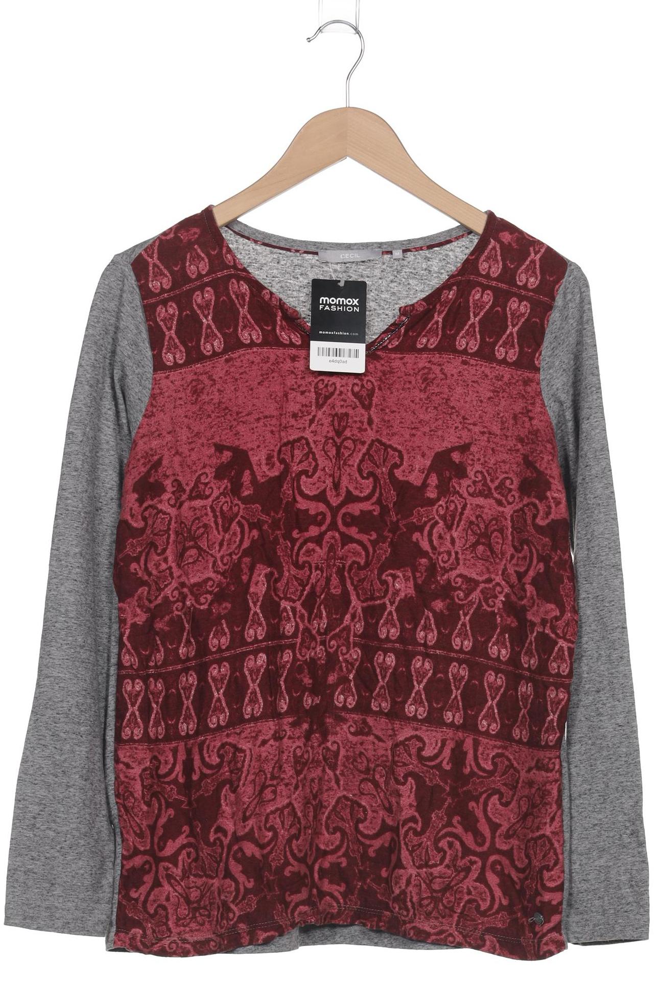 

Cecil Damen Langarmshirt, bordeaux, Gr. 38