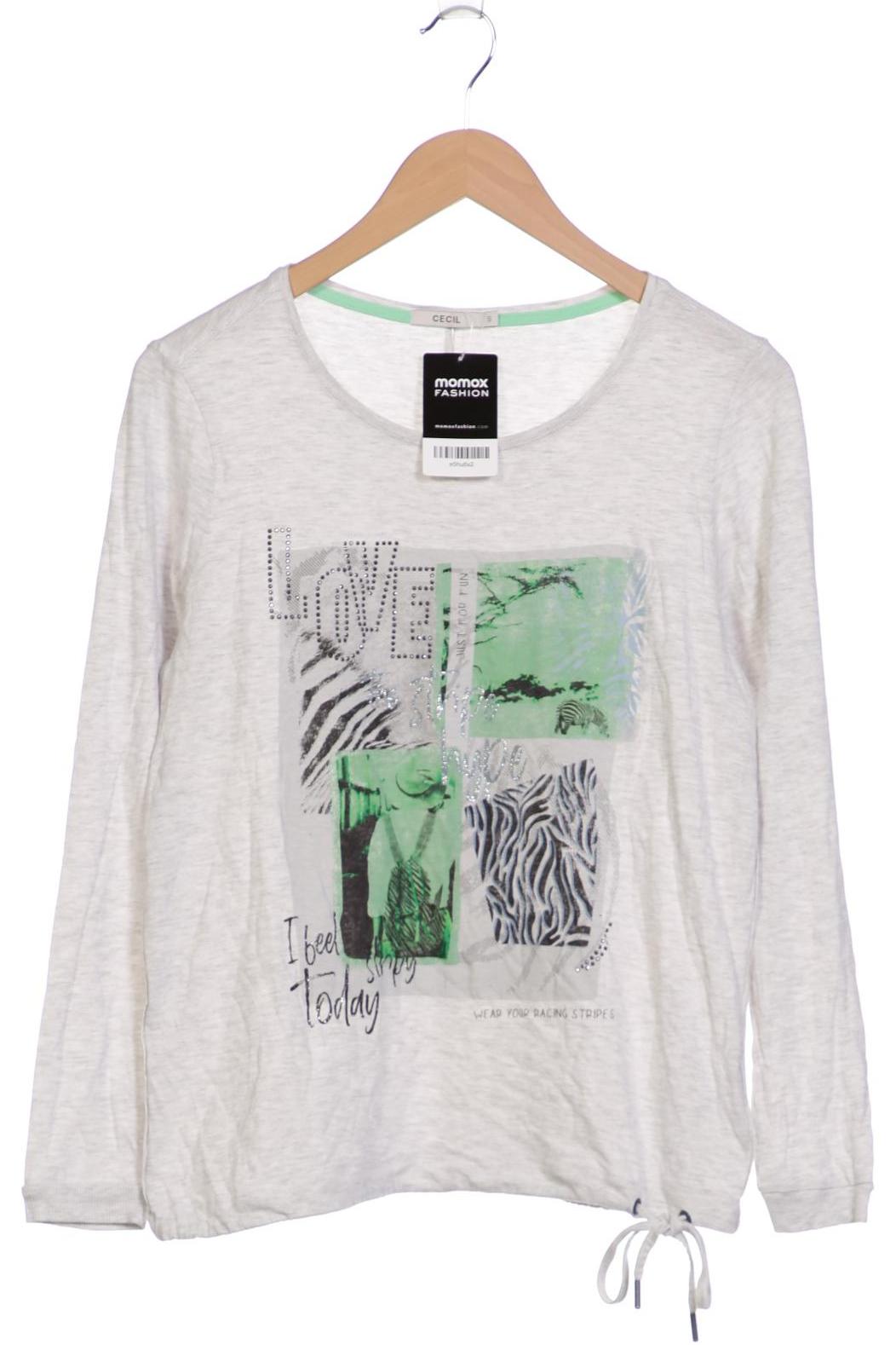 

Cecil Damen Langarmshirt, grau, Gr. 36