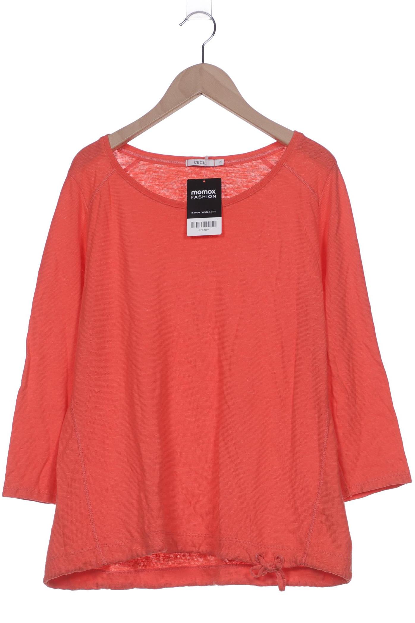 

Cecil Damen Langarmshirt, orange, Gr. 38