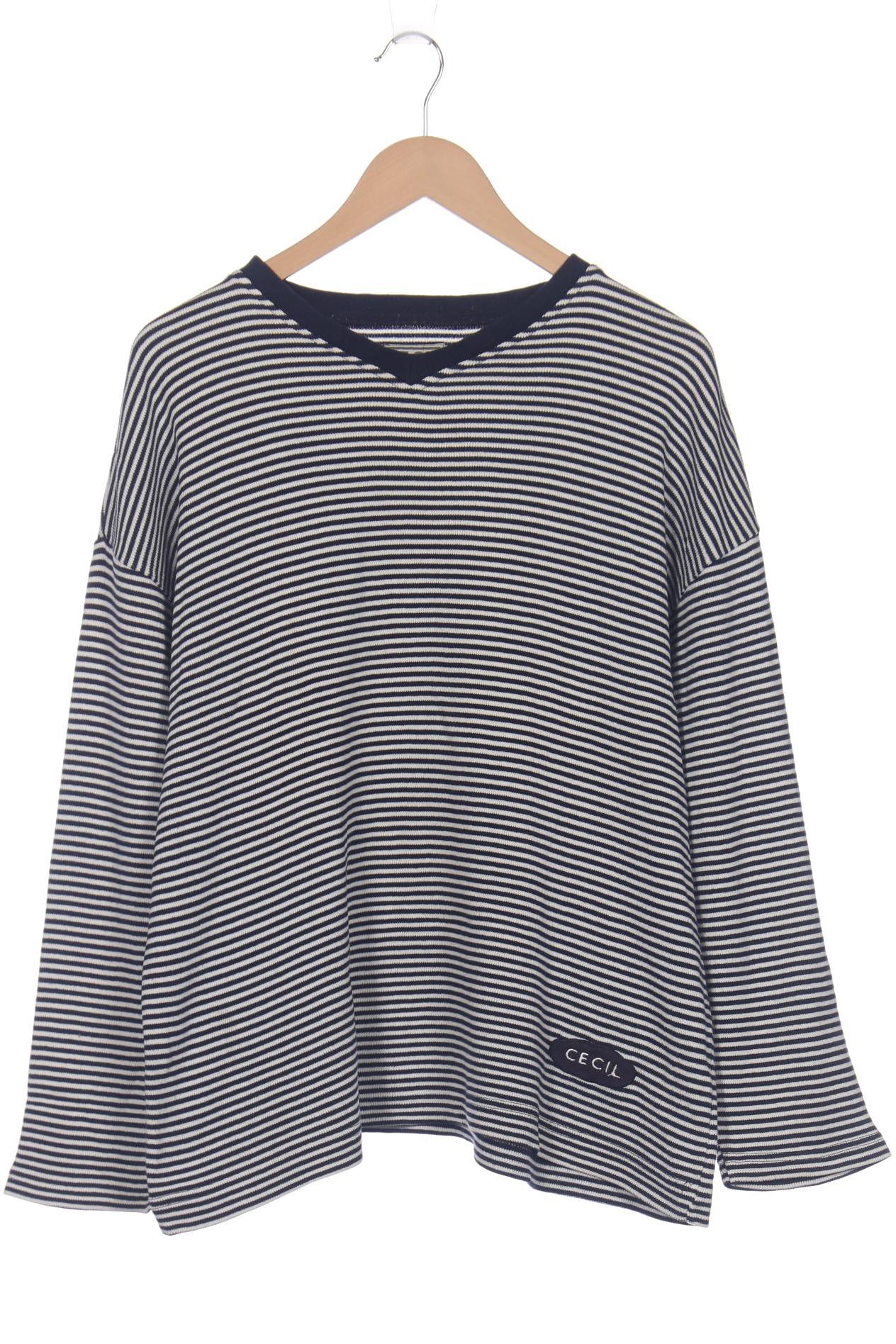 

Cecil Damen Langarmshirt, marineblau, Gr. 42