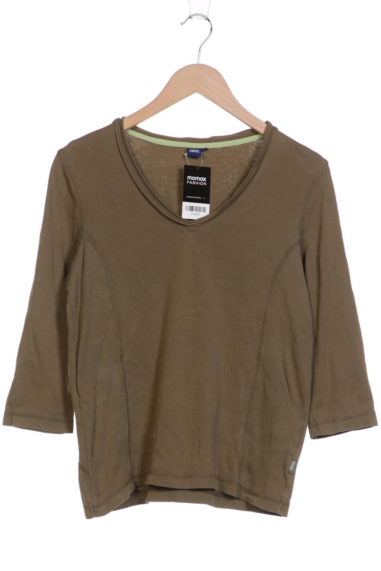 

Cecil Damen Langarmshirt, grün, Gr. 38