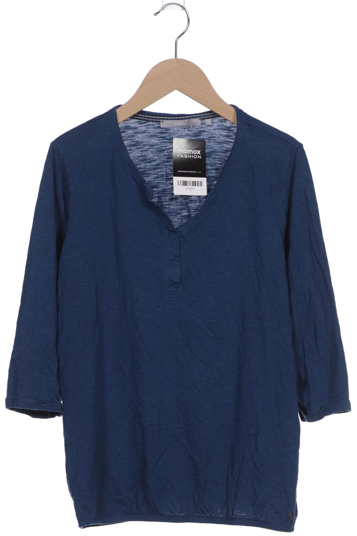 

Cecil Damen Langarmshirt, marineblau, Gr. 36