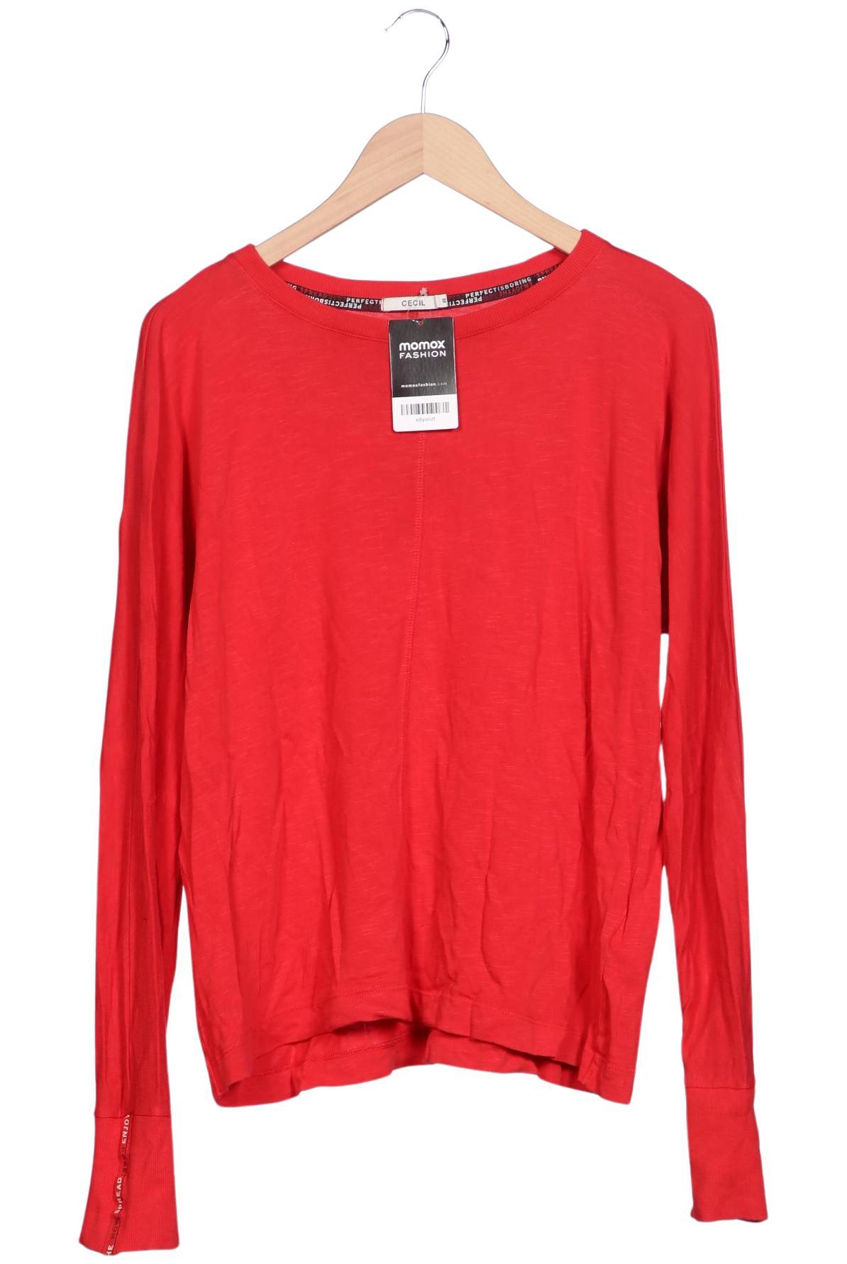 

Cecil Damen Langarmshirt, rot, Gr. 38