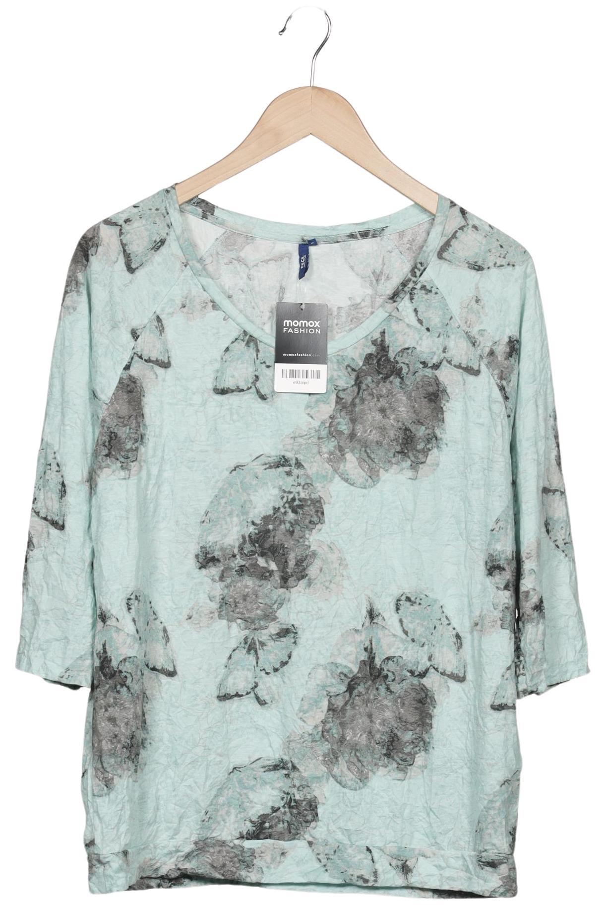 

Cecil Damen Langarmshirt, hellgrün, Gr. 36