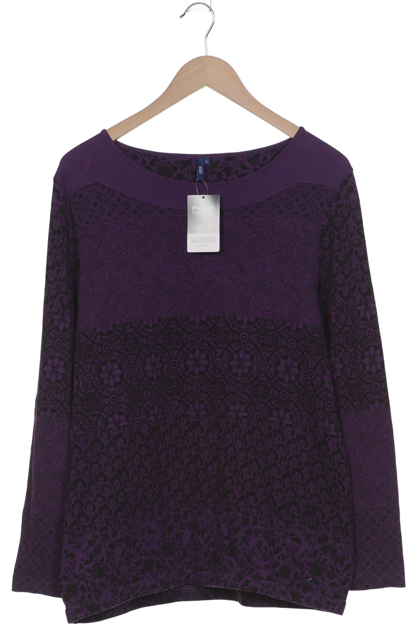 

Cecil Damen Langarmshirt, flieder, Gr. 44