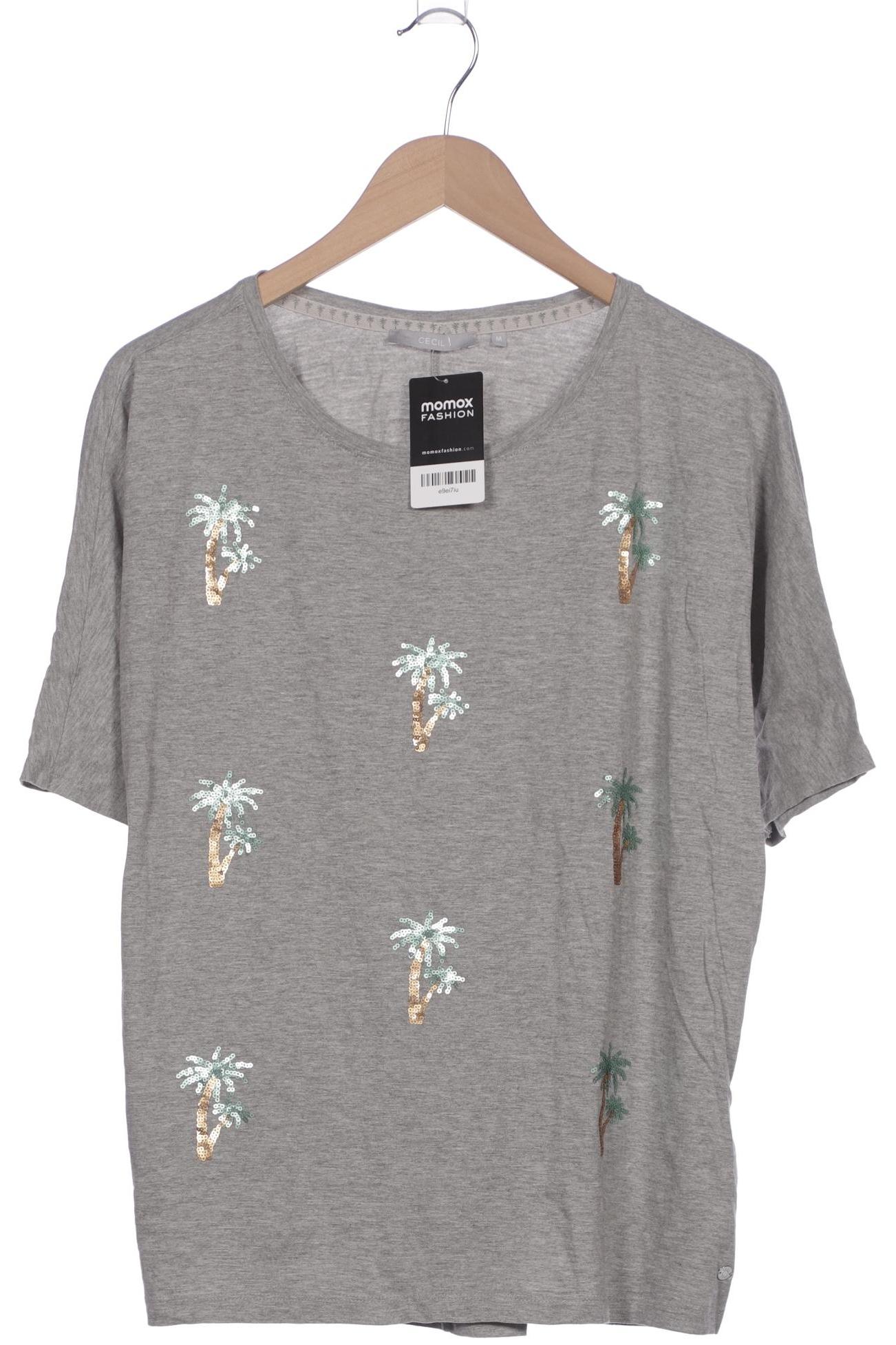 

Cecil Damen Langarmshirt, grau, Gr. 38