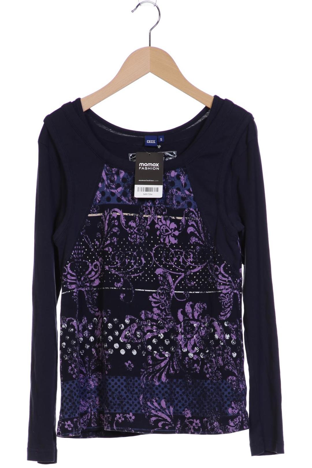 

CECIL Damen Langarmshirt, marineblau