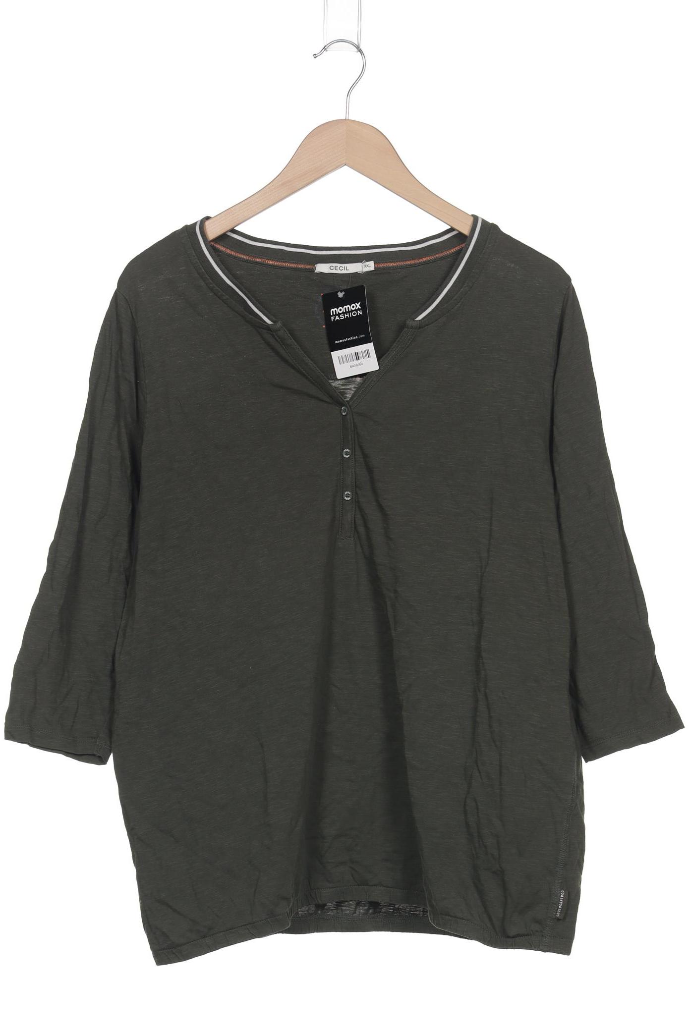 

Cecil Damen Langarmshirt, grün, Gr. 46