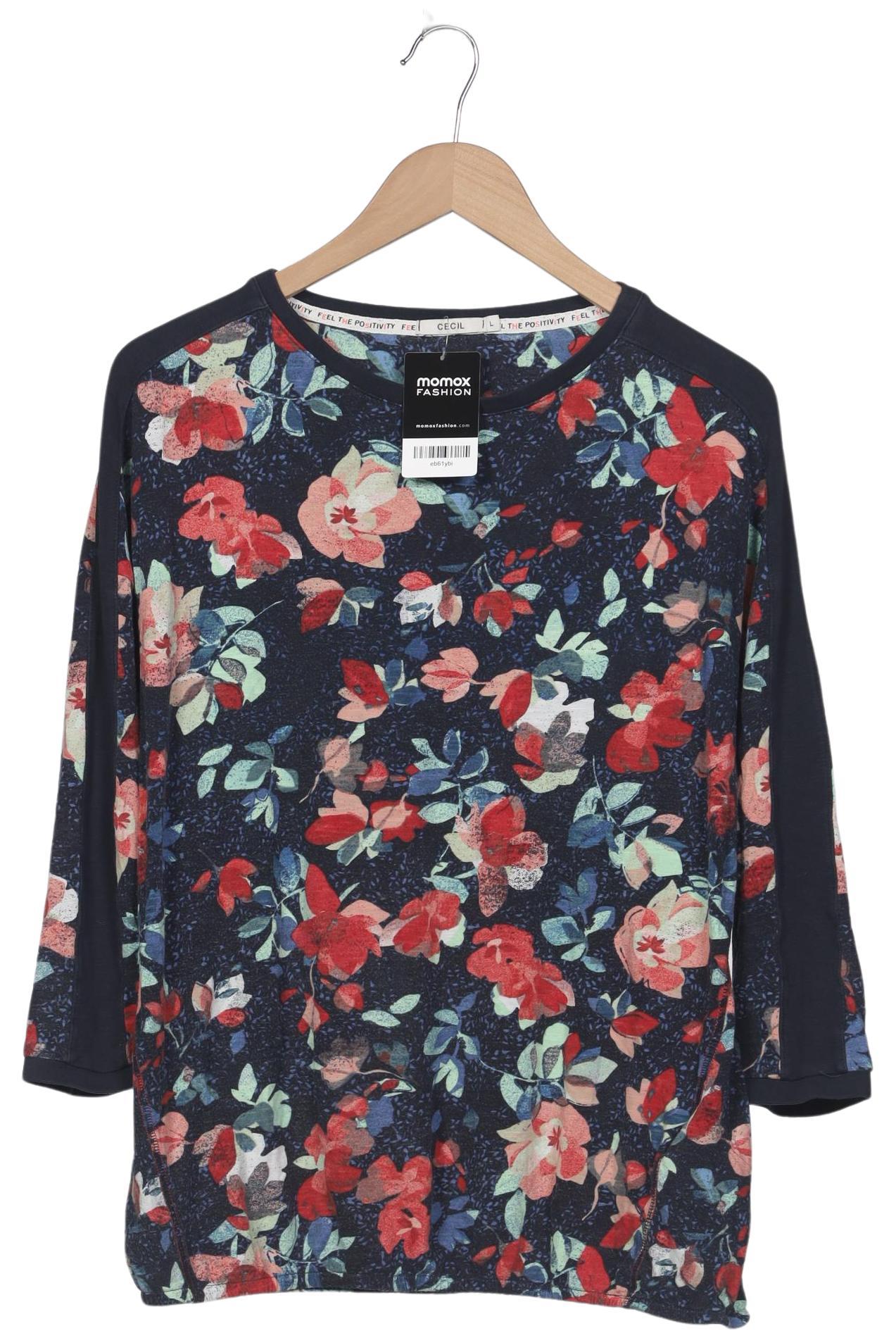 

Cecil Damen Langarmshirt, marineblau, Gr. 42