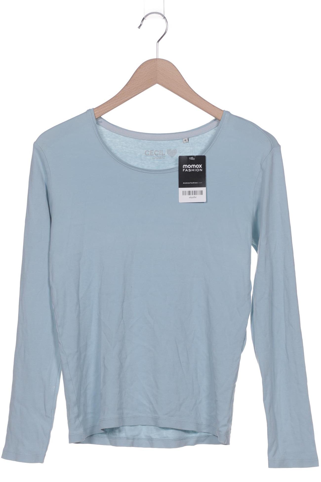 

Cecil Damen Langarmshirt, hellblau, Gr. 38