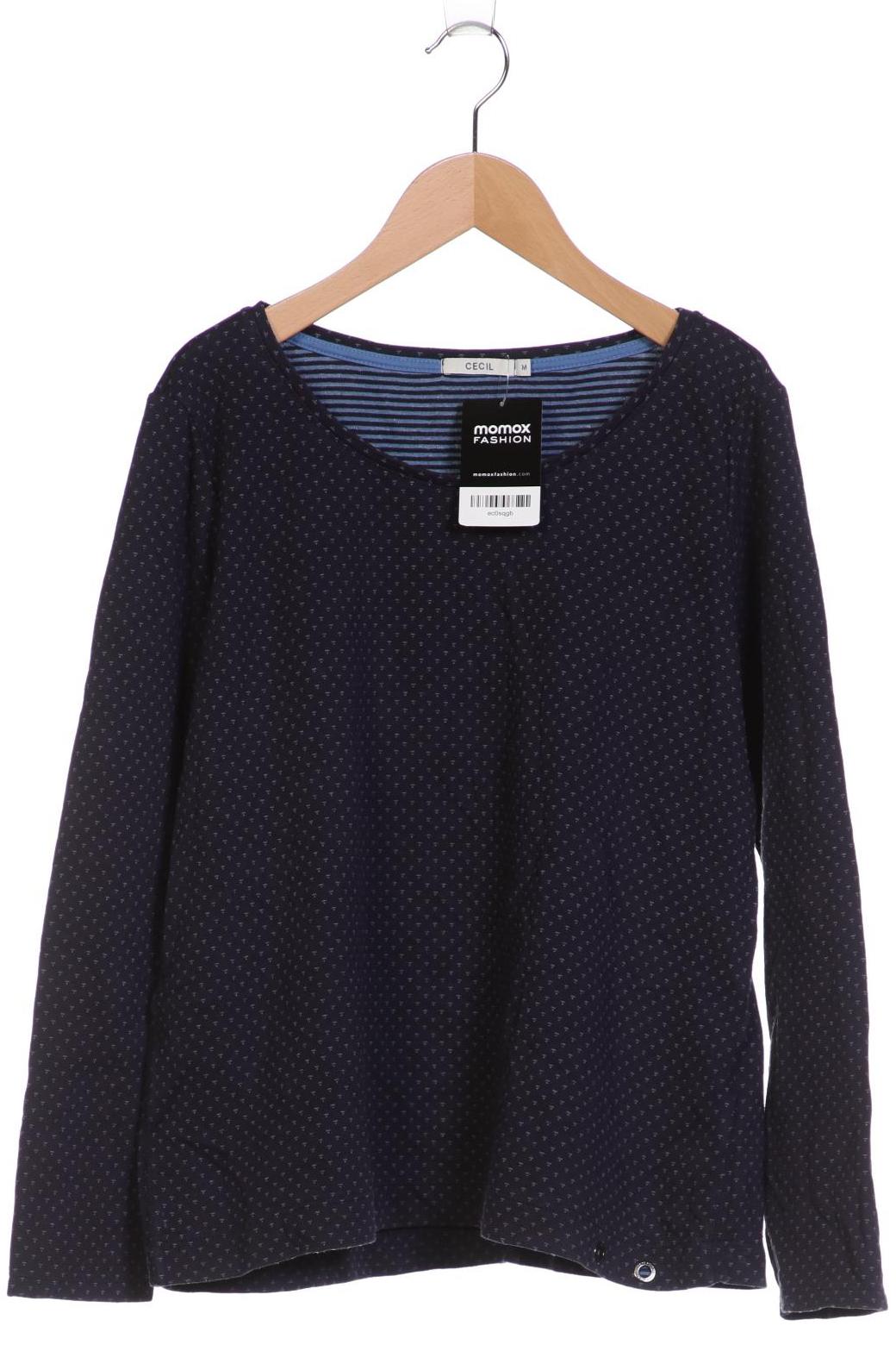 

Cecil Damen Langarmshirt, marineblau, Gr. 38