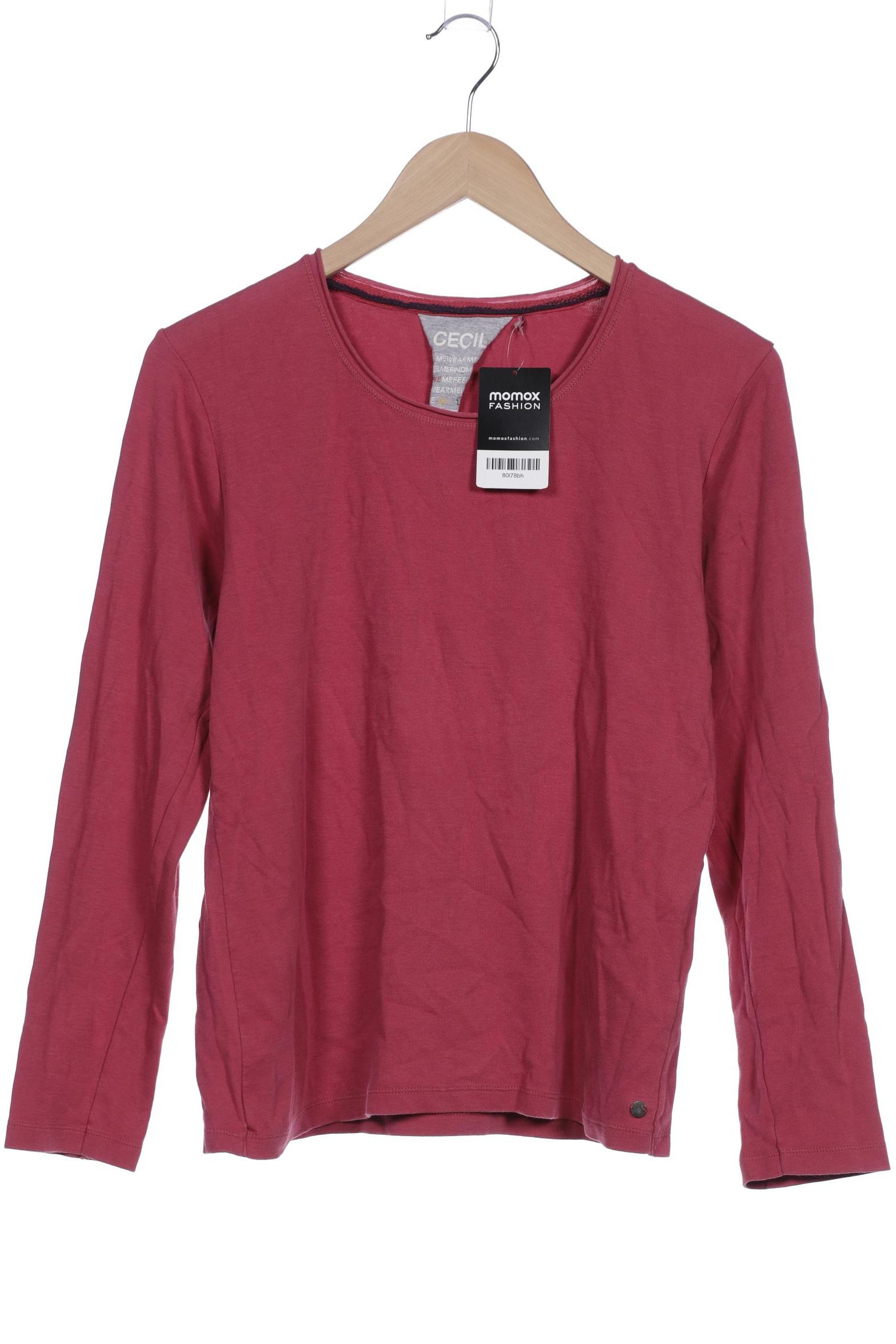

Cecil Damen Langarmshirt, pink, Gr. 44