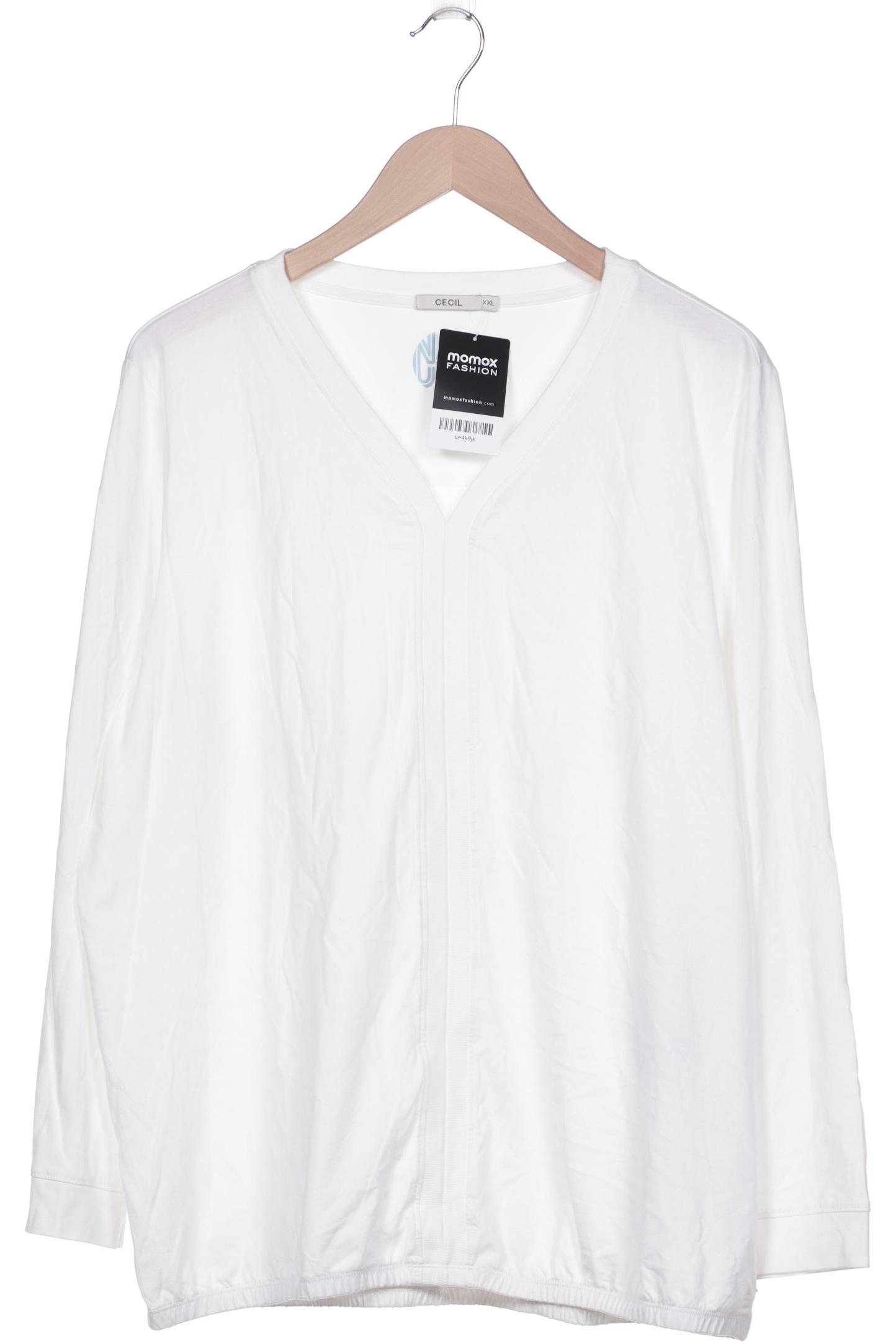 

CECIL Damen Langarmshirt, weiß