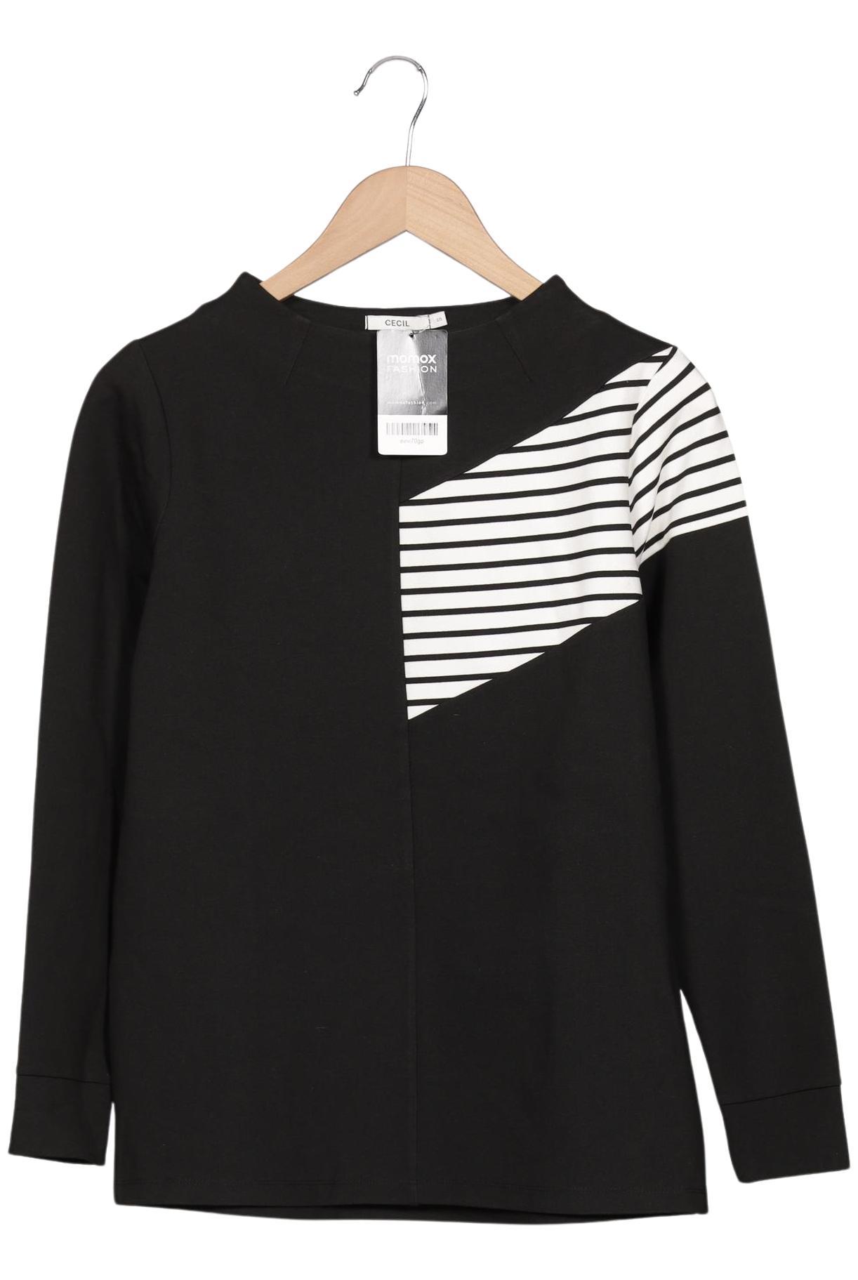 

Cecil Damen Langarmshirt, schwarz, Gr. 36