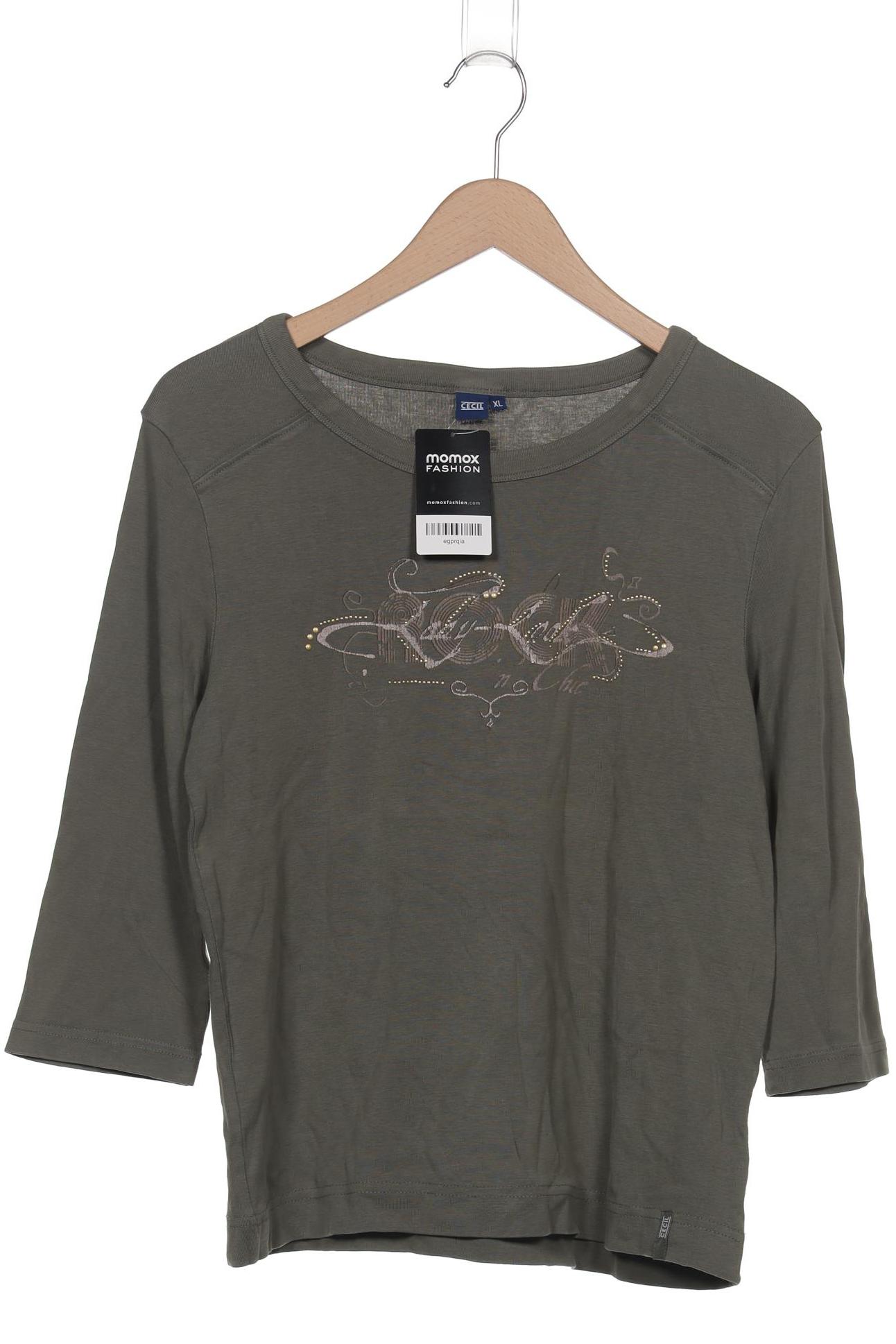 

Cecil Damen Langarmshirt, grün, Gr. 44