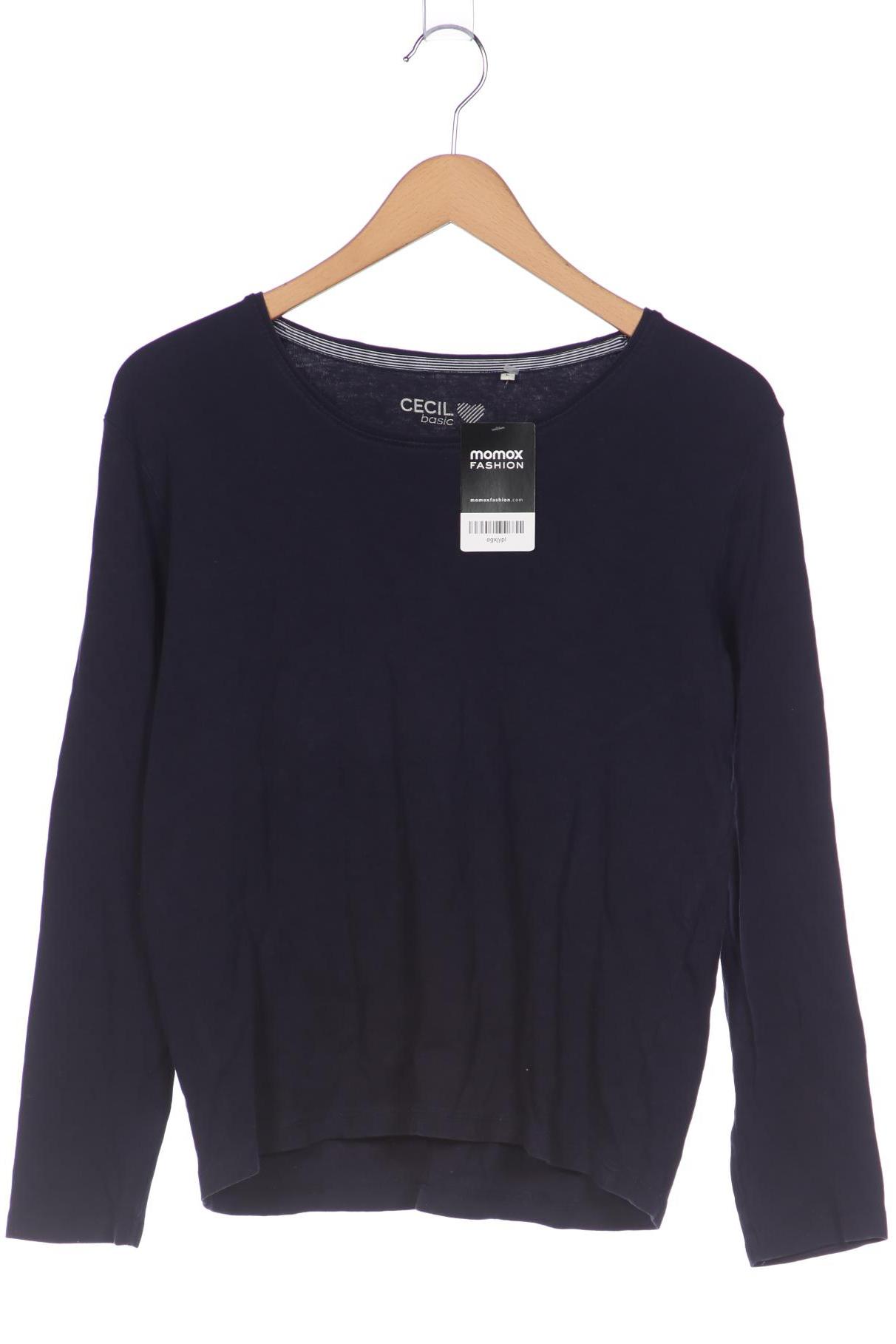 

Cecil Damen Langarmshirt, marineblau, Gr. 42