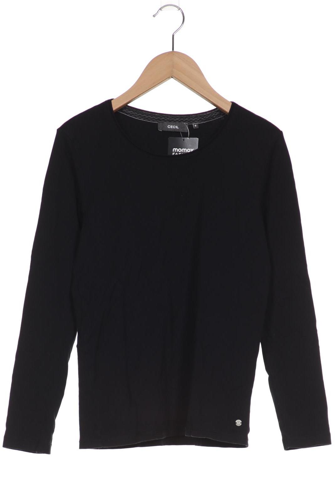 

CECIL Damen Langarmshirt, schwarz